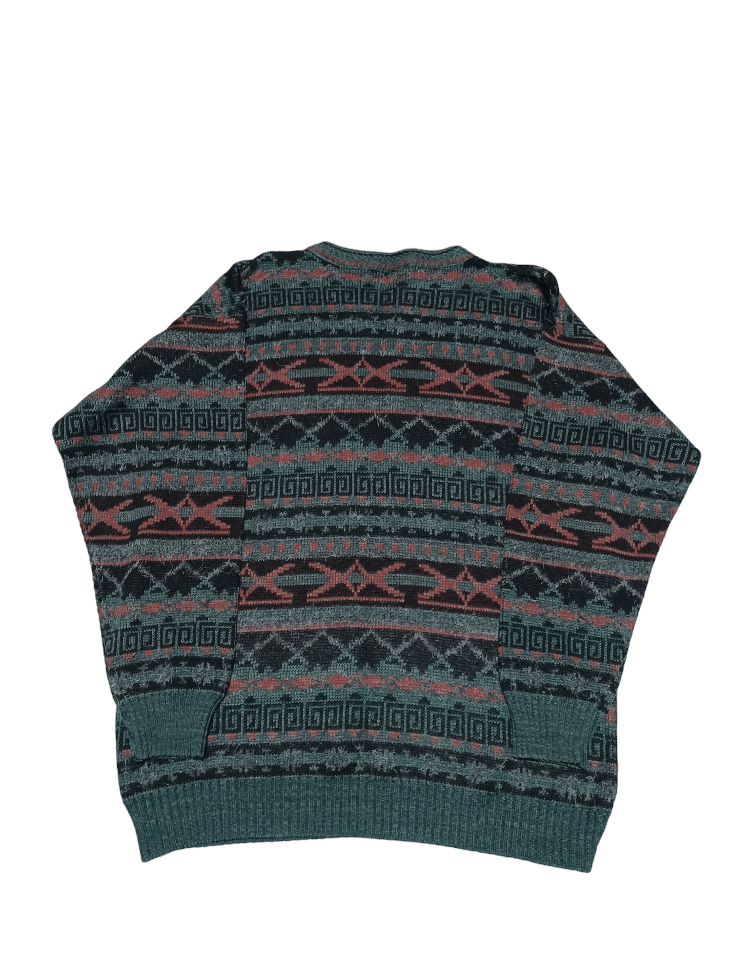 Other MADE IN UK VINTAGE OVERSIZE SWEATER WINTER Size US L / EU 52-54 / 3 - 2 Thumbnail