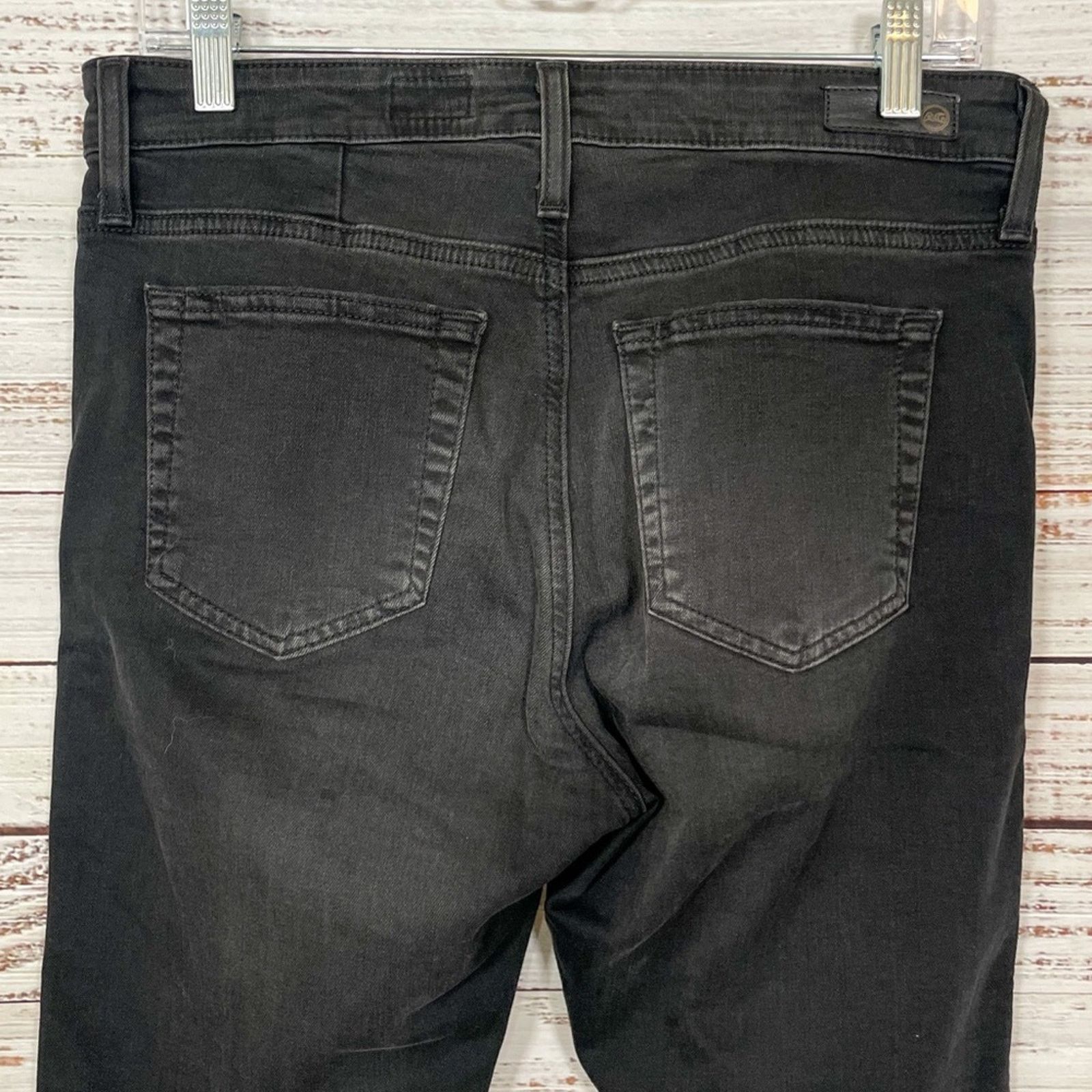 AG Adriano Goldschmied AG Jeans Black Skinny Ankle Jeans, EUC, Size 29, MSRP $228 Size 29" - 5 Thumbnail