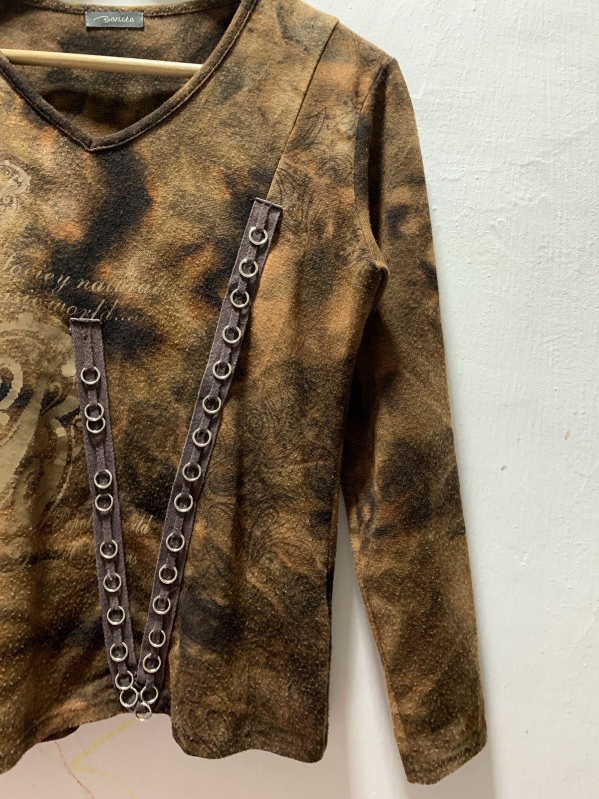 Japanese Brand Crazy Vintage Y2K Gothic Affliction Style Nature Tee Size M / US 6-8 / IT 42-44 - 5 Thumbnail