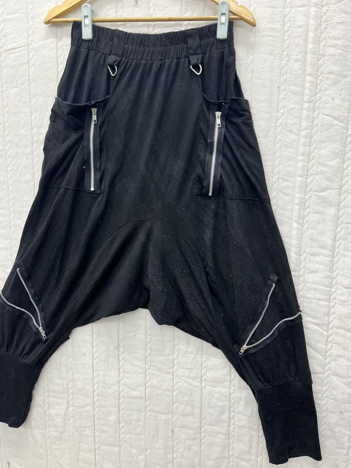 Hypebeast × Japanese Brand GOTHIC BAGGY DROP CROTCH PANTS Size US 26 / EU 42 - 3 Thumbnail