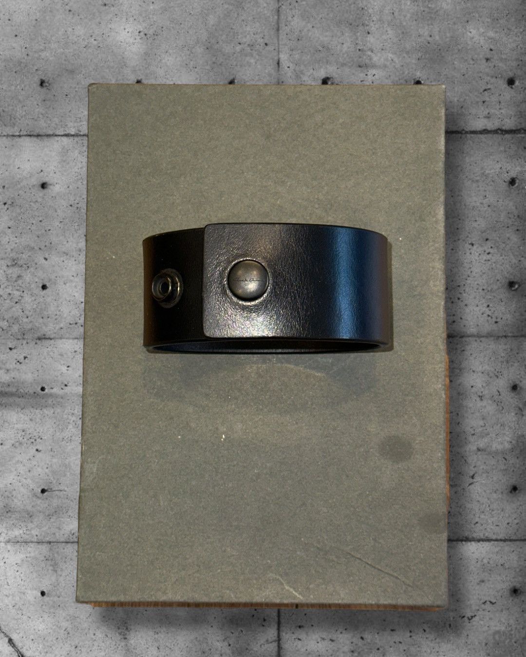 Rick Owens Rick Owens Black Hollywood Anthem Cuff Bracelet Size ONE SIZE - 2 Thumbnail