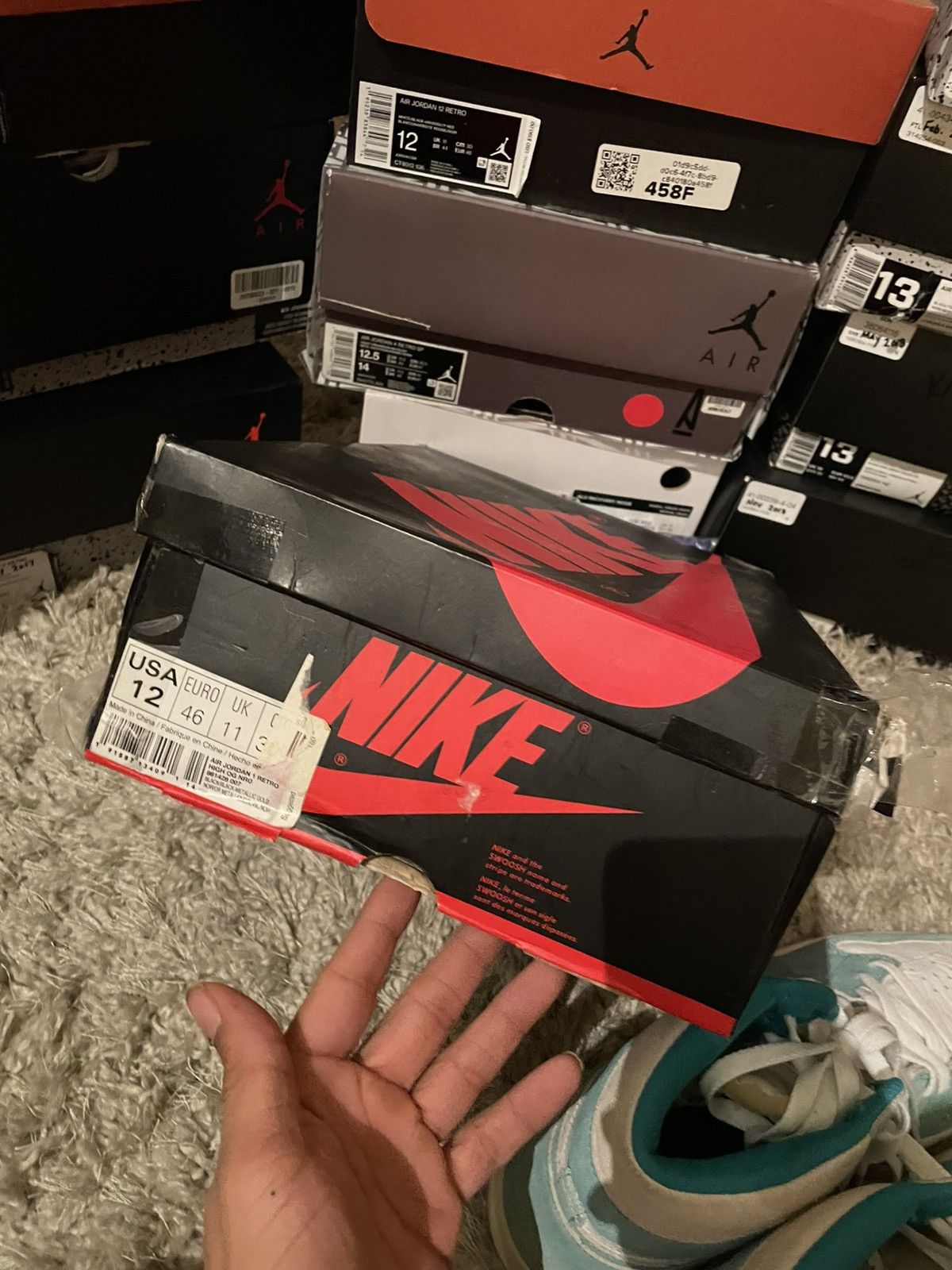 Jordan Brand Jordan 1 Turbo Green Size US 12 / EU 45 - 12 Thumbnail