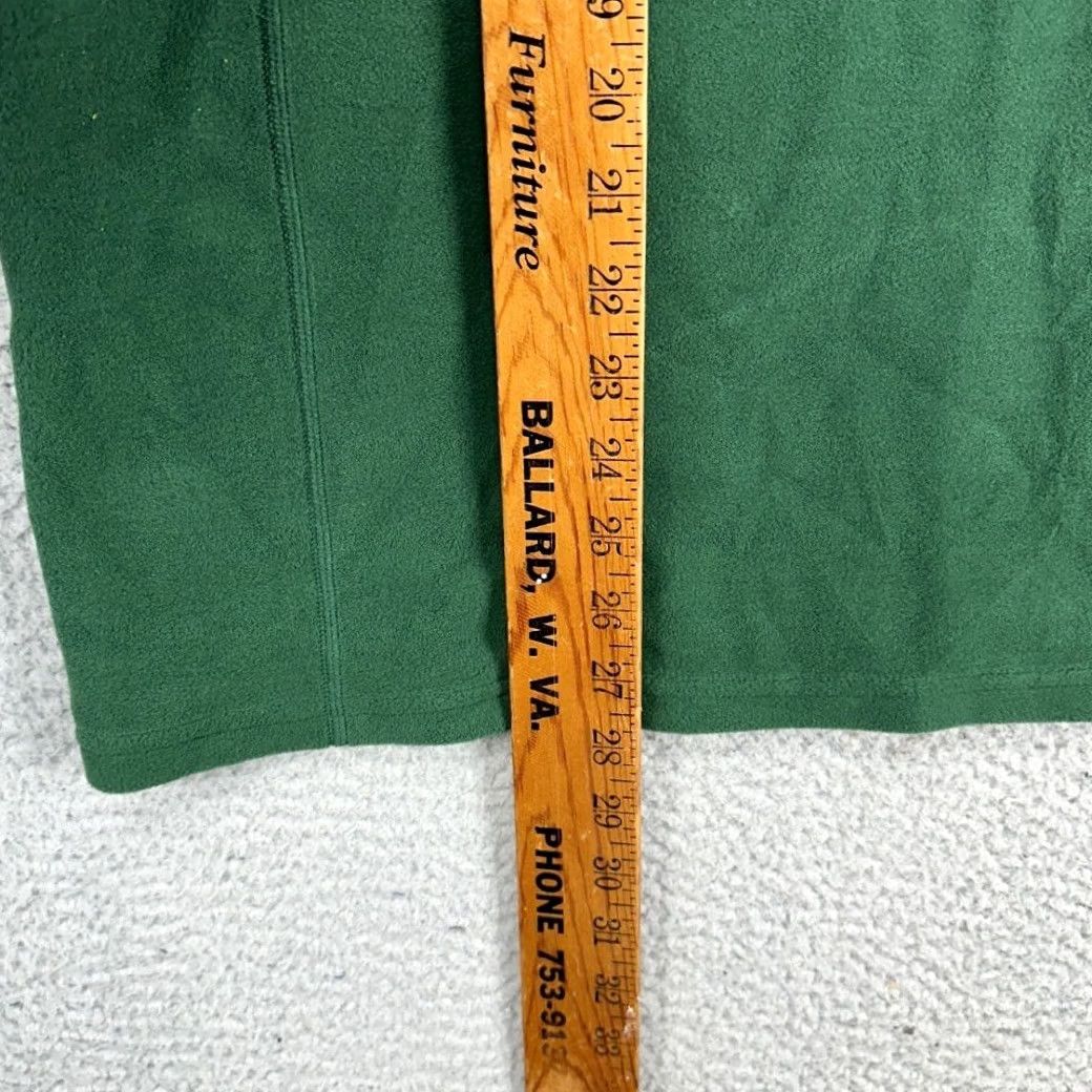 Vintage L.L. Bean Fleece Pullover Sweater Adult XL Green Quarter Zip Long Sleeve Mens Size US XL / EU 56 / 4 - 7 Thumbnail