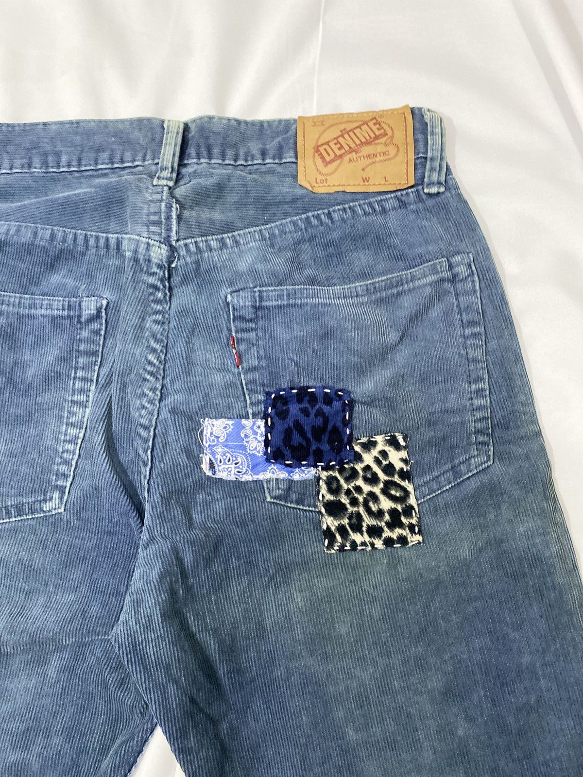 Orslow Denime Patchwork cyberweek corduroy Pants Size US 29 - 5 Thumbnail