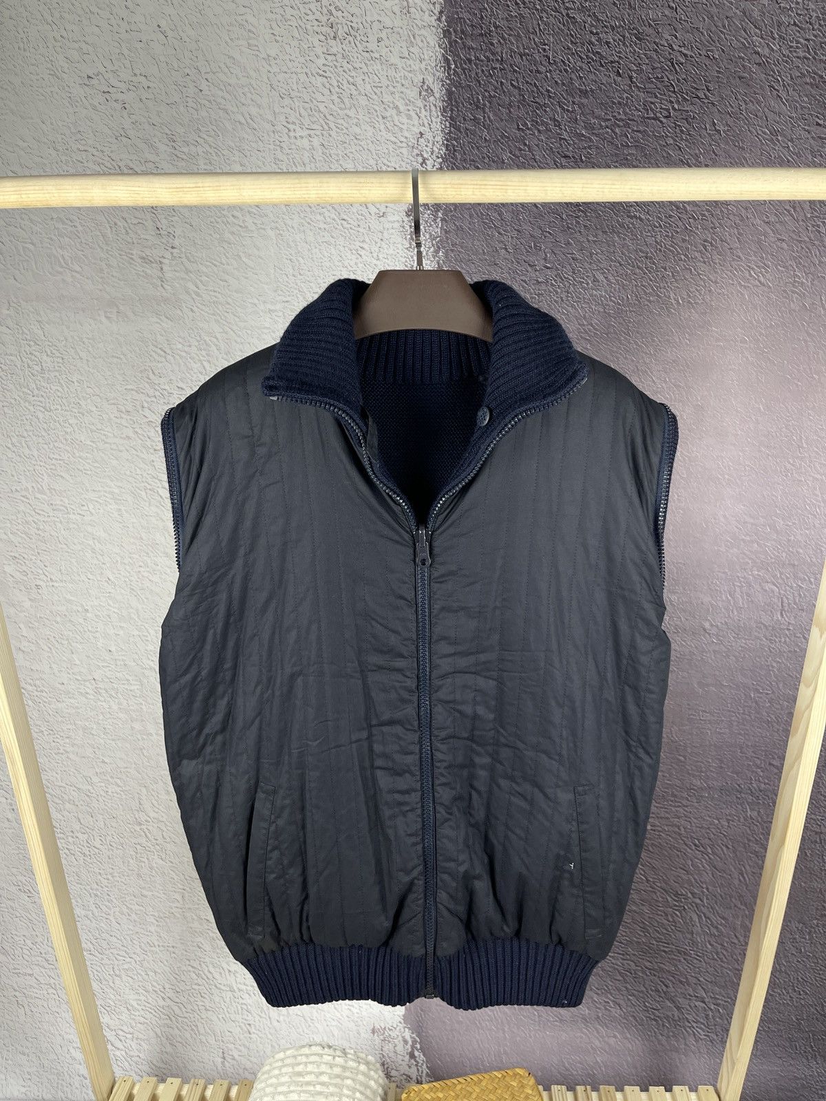Paul & Shark Paul & Shark reversible 3 in 1 wool cotton jacket vest logo Size US XL / EU 56 / 4 - 5 Thumbnail
