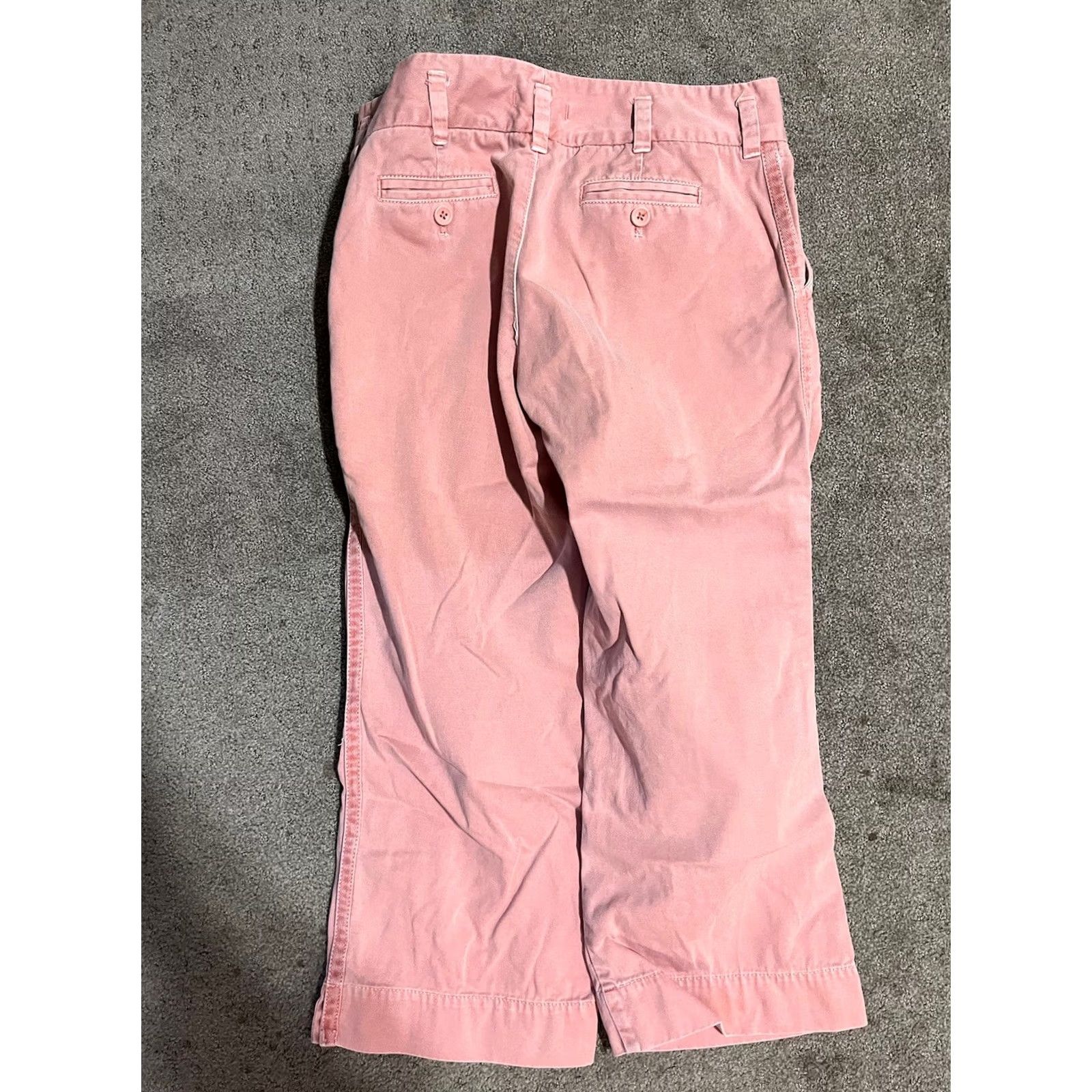 Express VINTAGE Express Editor Studio Y2K Capri Pants Pink size 2 Womens Size 26" / US 2 / IT 38 - 3 Thumbnail