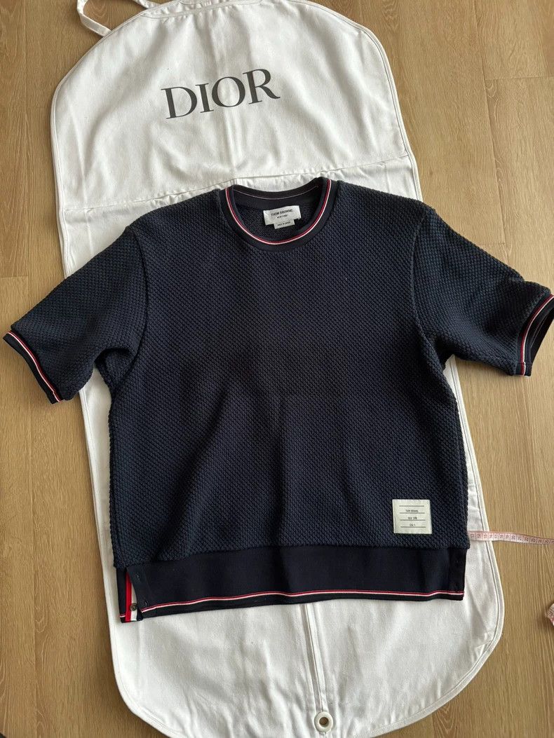 Thom Browne Thom Browne Short sleeve knit top Size US XXL / EU 58 / 5 - 5 Thumbnail