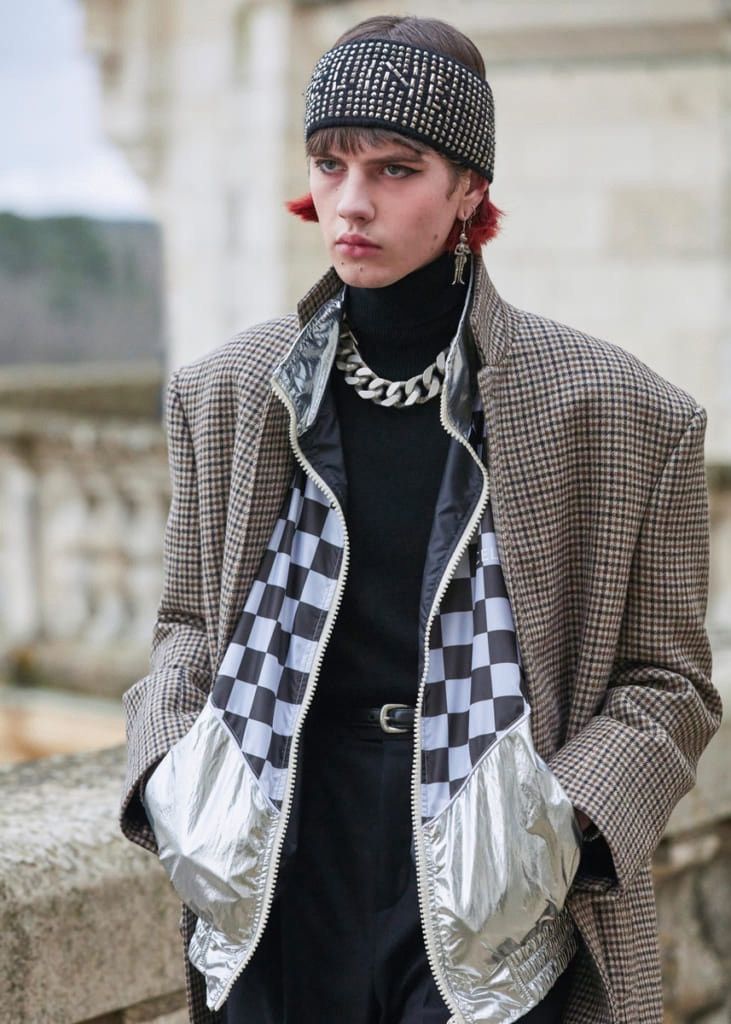 Hedi Slimane CELINE BY HEDI SLIMANE 21AW/FW CHECKERBOARD JACKET Size US S / EU 44-46 / 1 - 3 Thumbnail