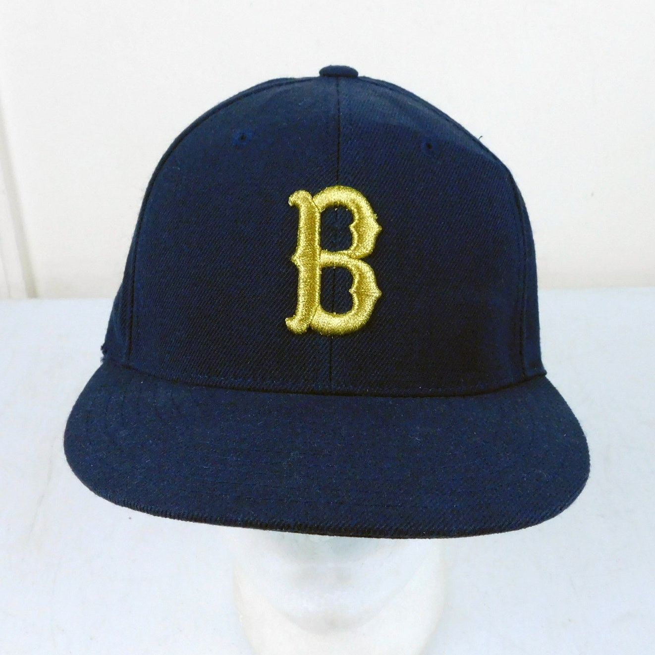 American Needle Boston Red Sox Fitted Hat Size 7 1/4 Blue Gold Cooperstown Size ONE SIZE - 1 Thumbnail