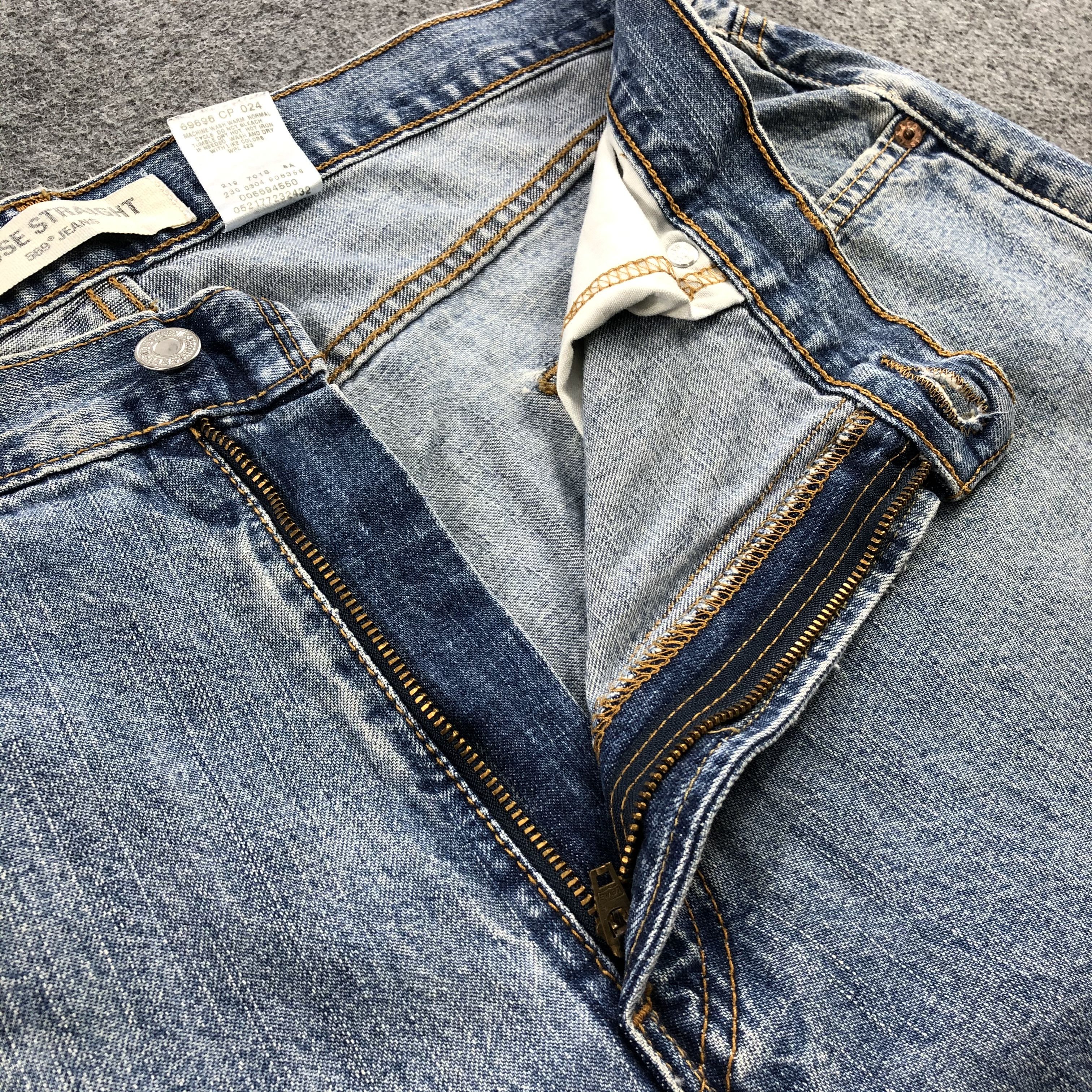 Levi's × Vintage Vintage Mid Wash Levis 565 Jeans-JM1188 Size US 37 - 8 Thumbnail