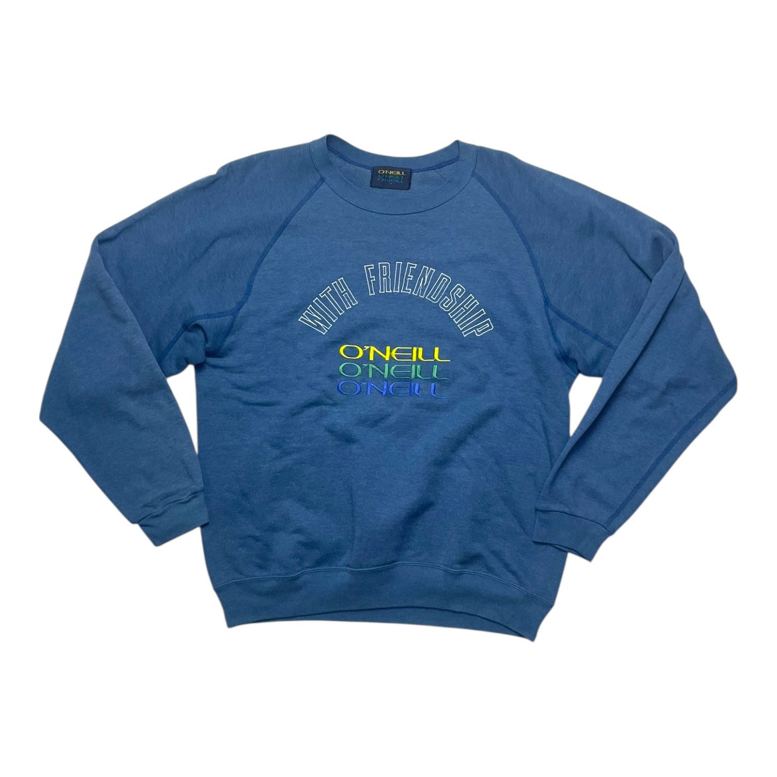 O'Neill Vintage O’Neill Sweatshirt Medium Blue Size US M / EU 48-50 / 2 - 1 Thumbnail