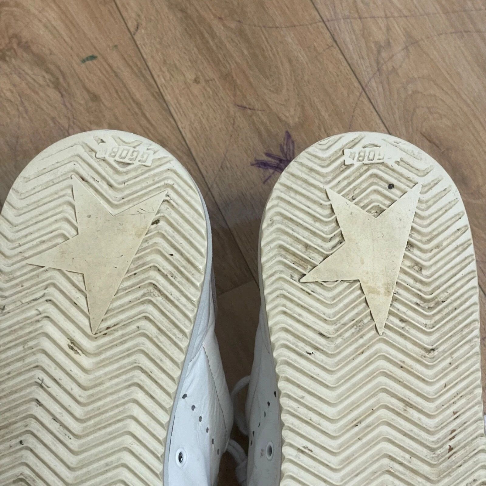 Golden Goose Golden Goose Sneakers STARTER VCE GGDB WHITE Leather low top Size US 10 / IT 40 - 12 Thumbnail