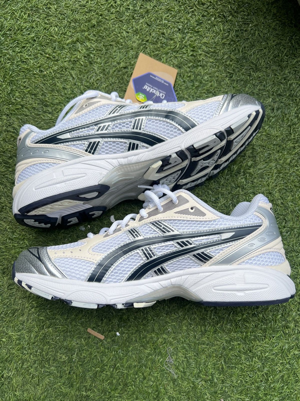 Asics Asics Gel Kayano 14 White Midnight 1202a056 Size US 9 / EU 42 - 3 Thumbnail