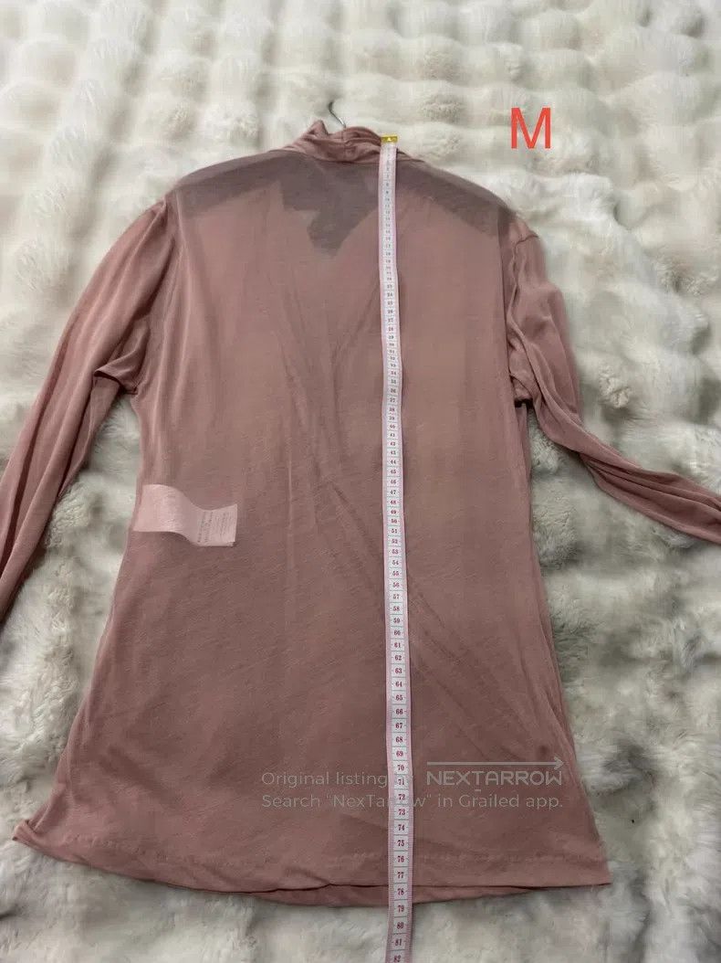Saint Laurent Paris Saint Laurent Paris Crinkled Deep V Chiffon Underlayer Shi Size US M / EU 48-50 / 2 - 9 Thumbnail