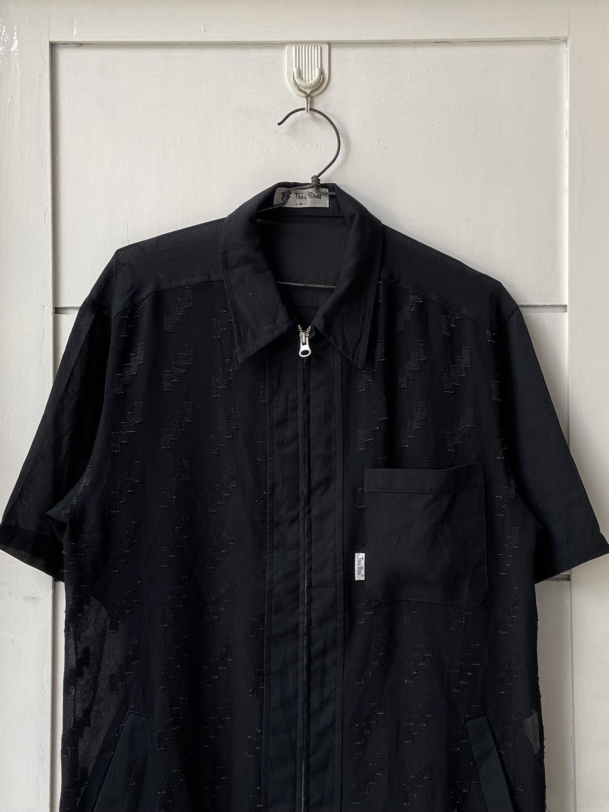 Designer × Japanese Brand TROY BROS Black Zip Shirt Size US M / EU 48-50 / 2 - 10 Thumbnail