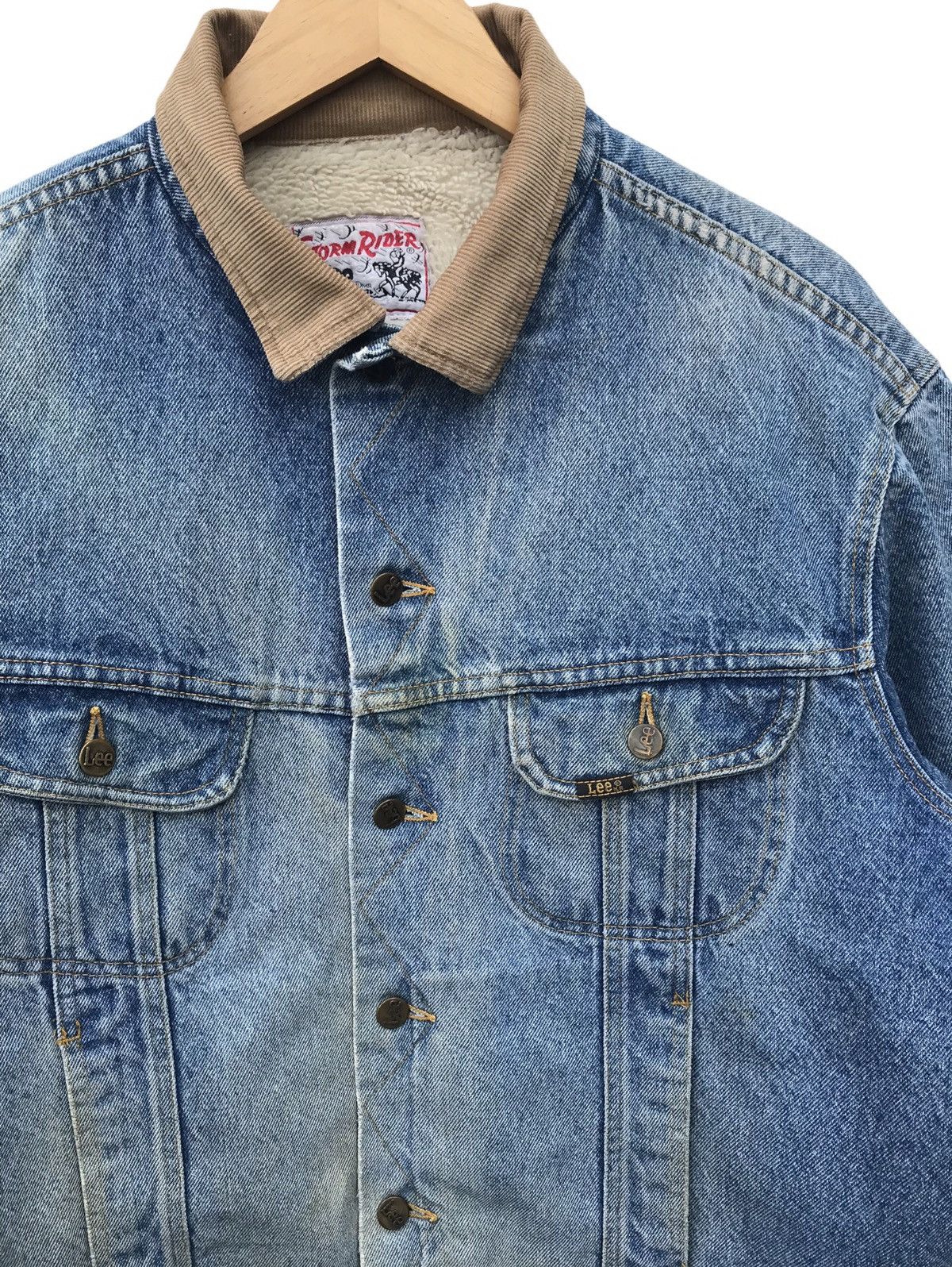 Lee Vintage Lee Storm Rider Distressed Faded Sherpa Trucker Size US L / EU 52-54 / 3 - 4 Thumbnail