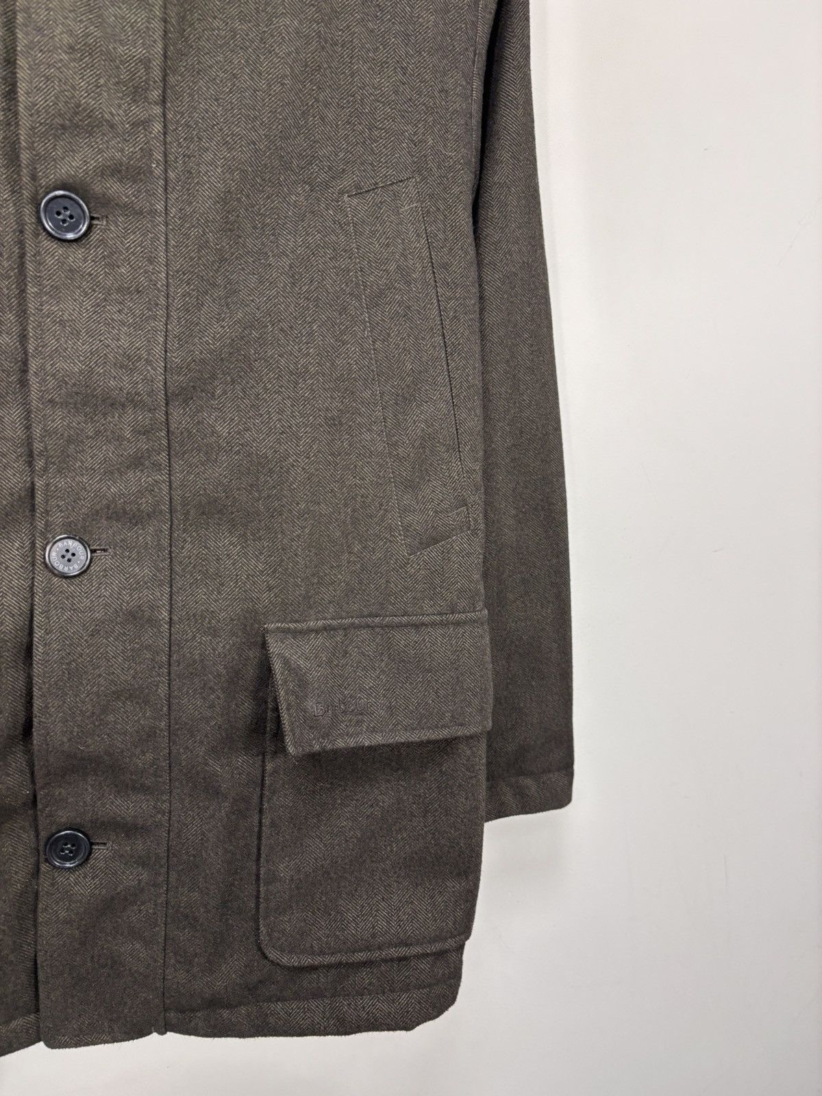 Barbour Barbour Herringbone Challenger Men’s Brown Coat Jacket Size US L / EU 52-54 / 3 - 6 Thumbnail