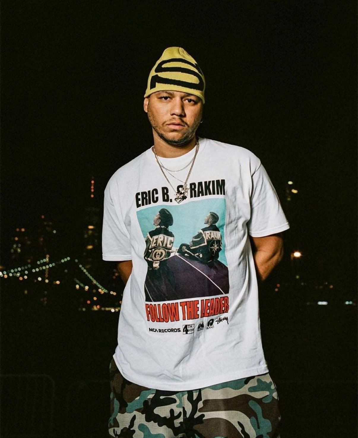Rap Tees Stussy x Eric B. & Rakim Follow The Leader Tee Size US L / EU 52-54 / 3 - 1 Thumbnail