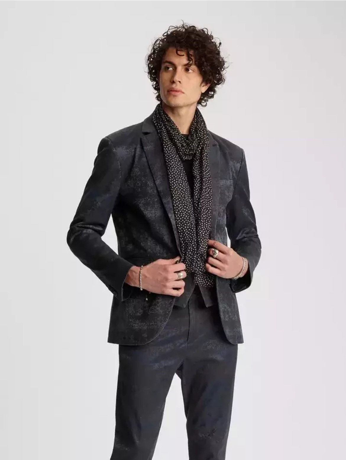 John Varvatos Abstract Jacquard Jacket. 52 Size US L / EU 52-54 / 3 - 1 Thumbnail