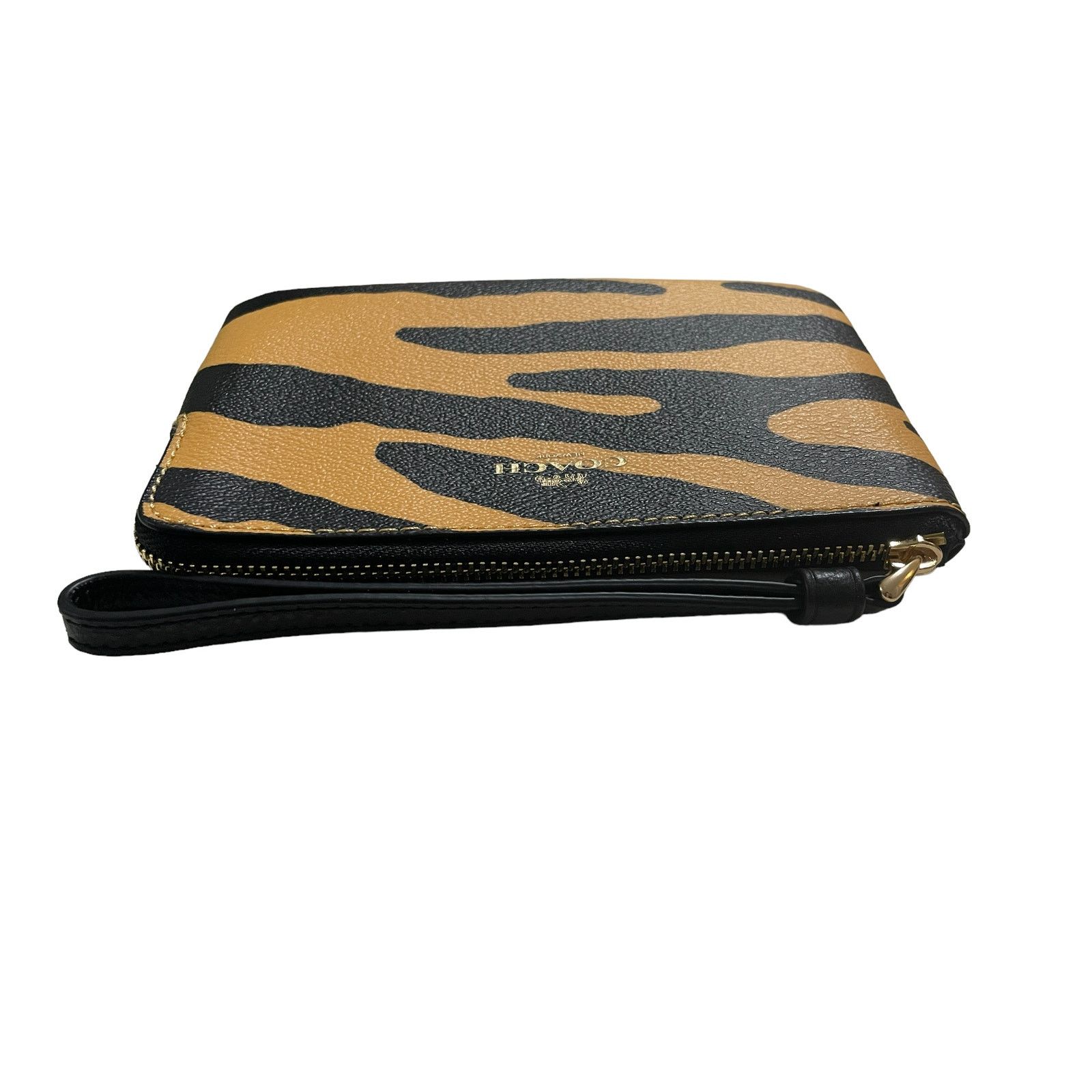 Coach Coach Corner Zip Wristlet With Tiger Print New Size ONE SIZE - 4 Thumbnail