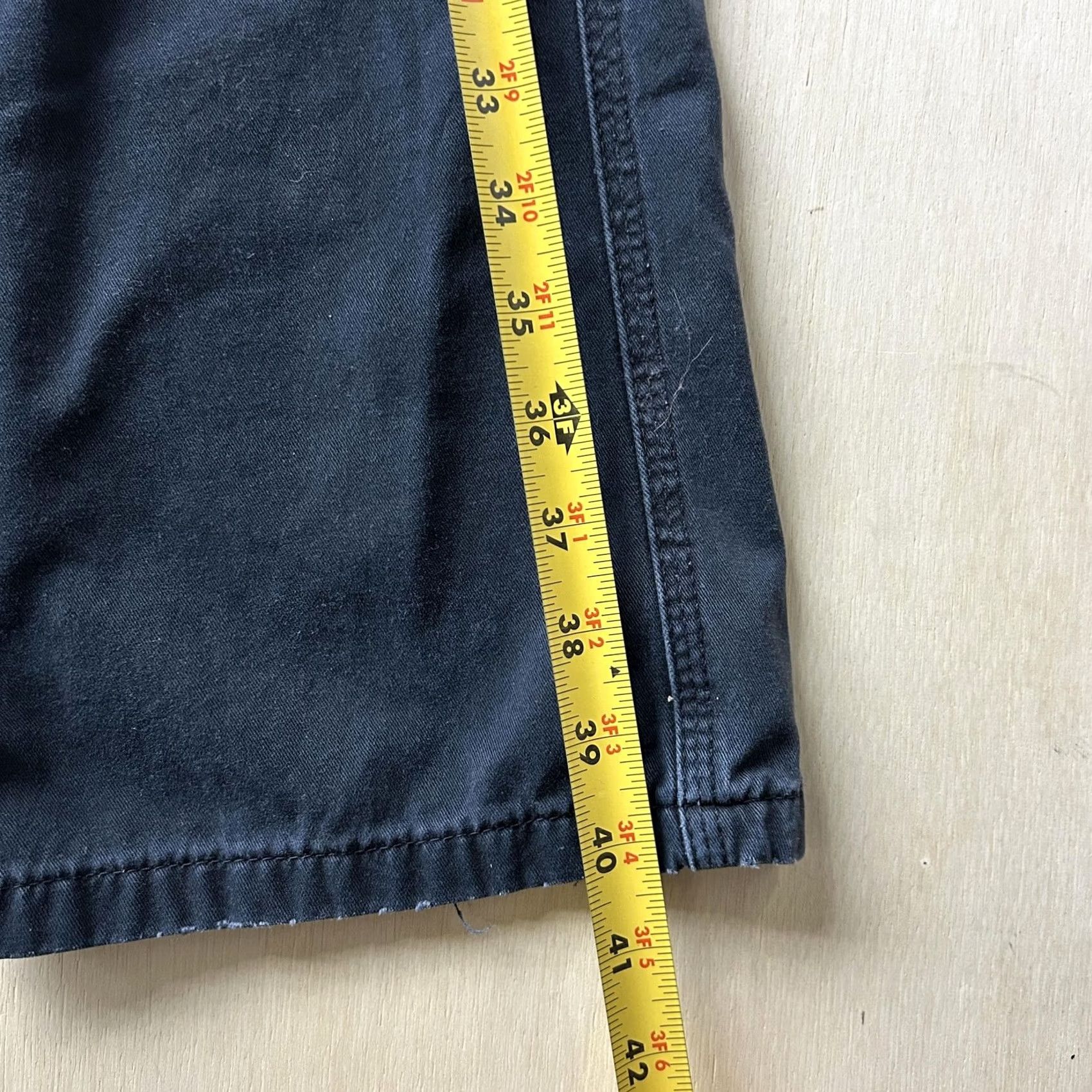 Wrangler VINTAGE? Wrangler Cargo Pants Mens 34x36 Black Relaxed Fit Straight Leg Workwear Pants Size US 34 / EU 50 - 6 Thumbnail