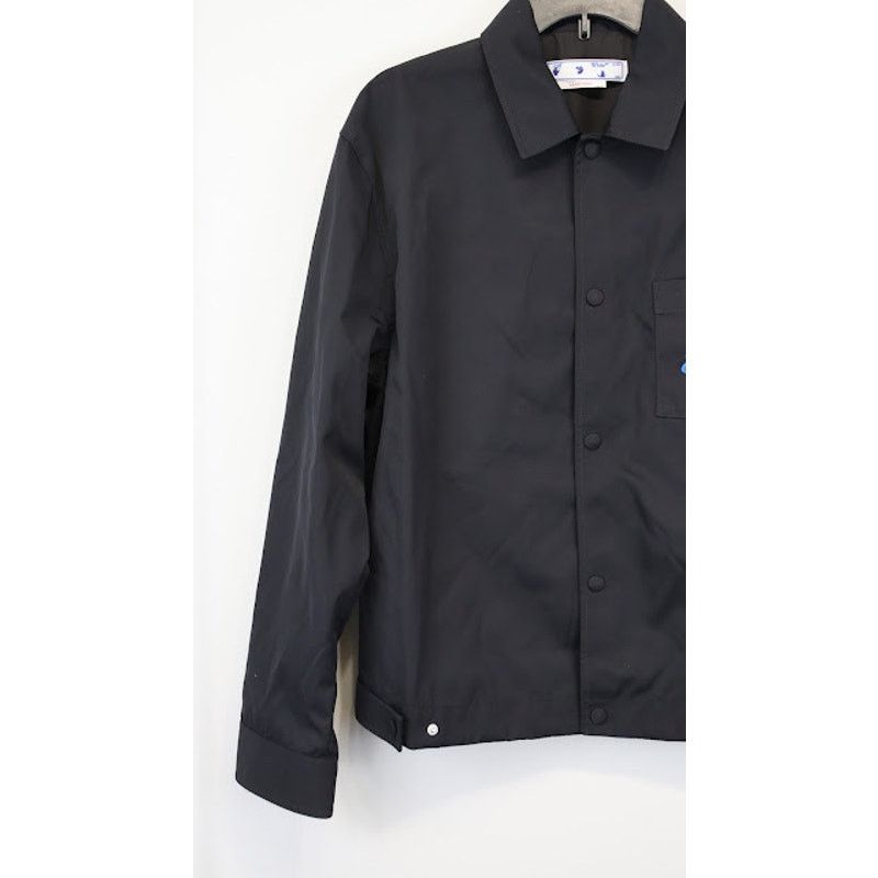Off-White o1rshd1 Exact Opposite Shirt Jacket in Black/White Size US M / EU 48-50 / 2 - 6 Thumbnail