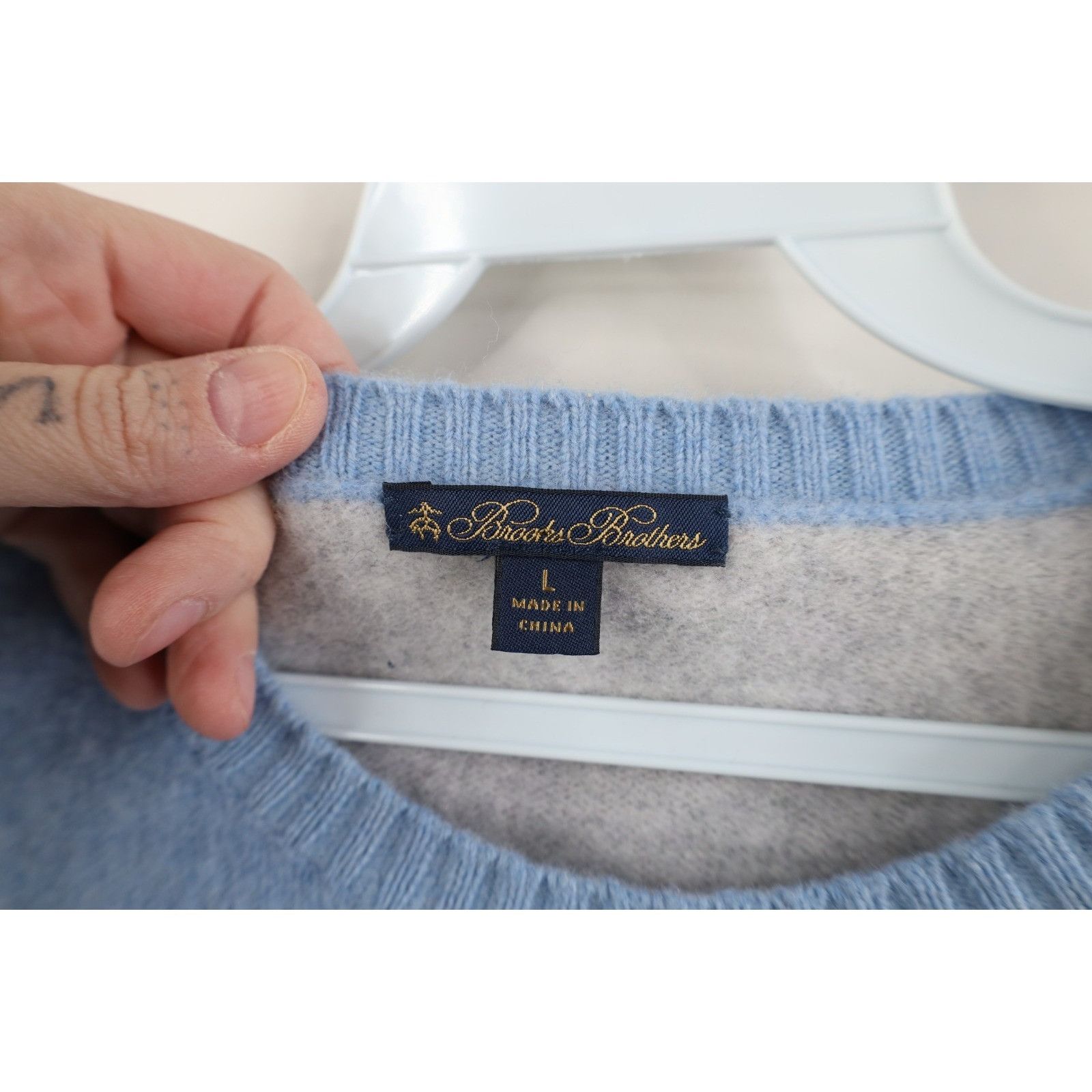 Brooks Brothers Vintage Y2K Brooks Brothers Wool Christmas Ski Sweater Size L / US 10 / IT 46 - 6 Thumbnail