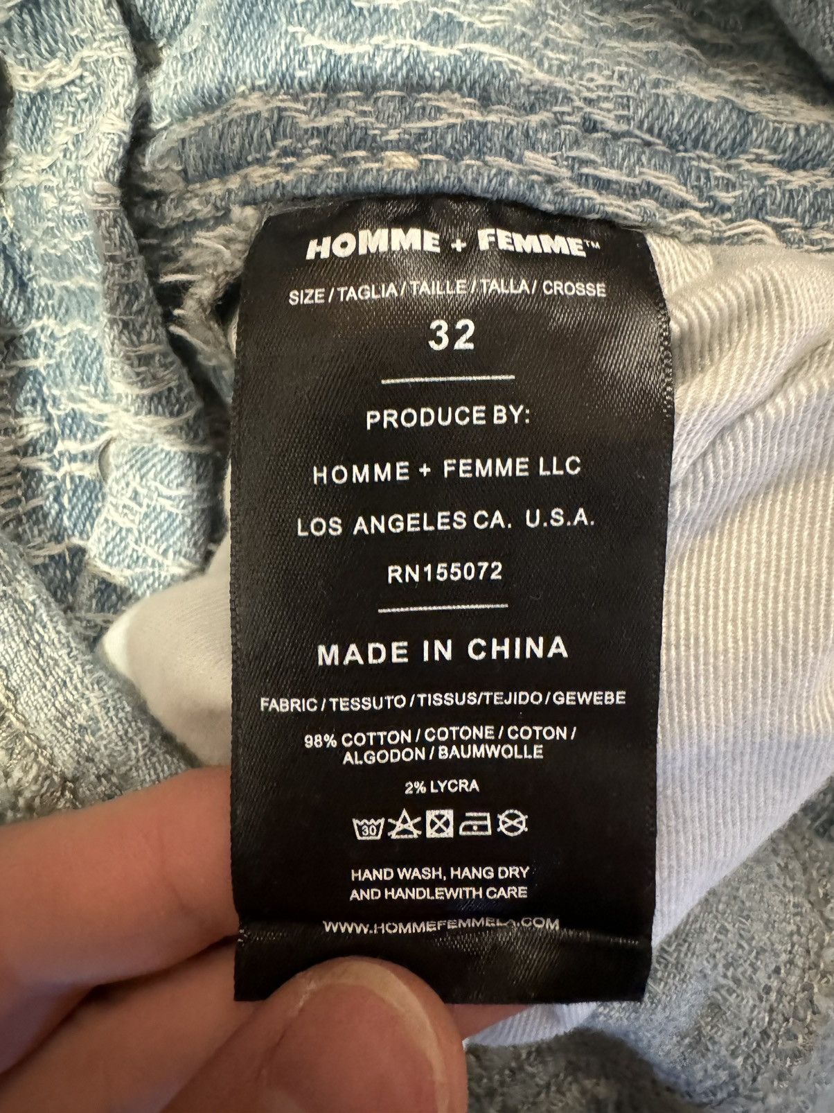 Homme + Femme La Homme + Femme Washed Denim Overalls Size US 32 / EU 48 - 8 Thumbnail