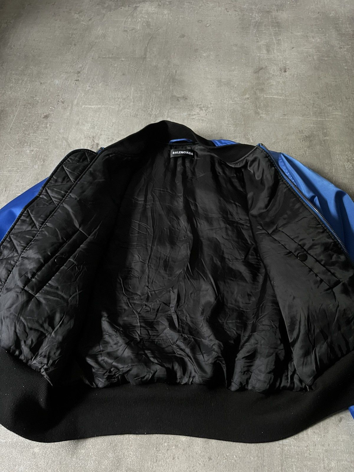 Balenciaga Balenciaga political campaign bomber jacket blue Size US M / EU 48-50 / 2 - 16 Thumbnail