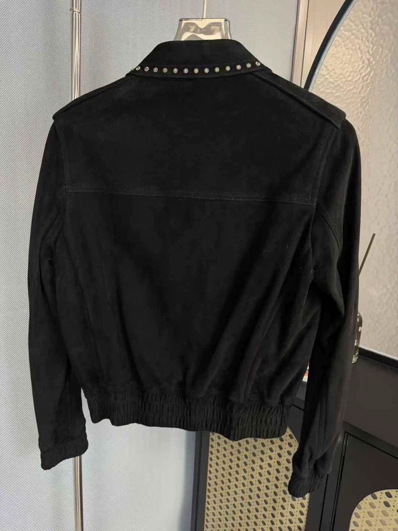 Saint Laurent Paris Saint Laurent Paris Turn-down suede studded jacket 2505-Nex Size US S / EU 44-46 / 1 - 2 Thumbnail