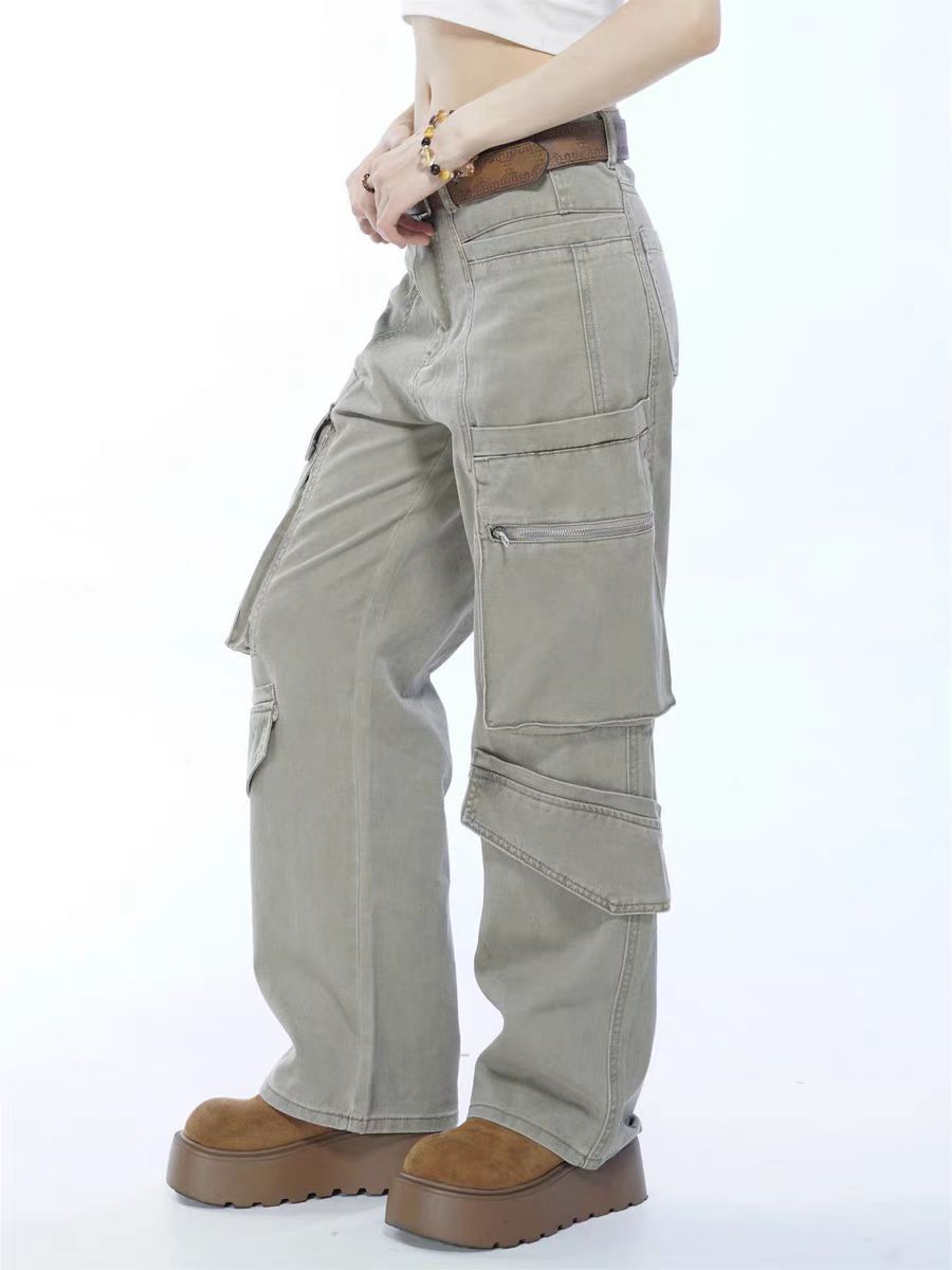 Japanese Brand × Vintage Done high waist baggy vintage Y2K work trousers Size 32" / US 10 / IT 46 - 1 Thumbnail