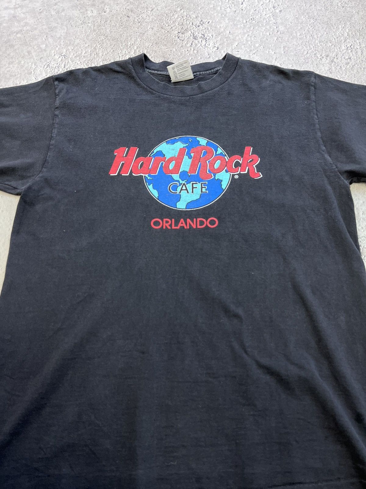 Hard Rock Cafe × Vintage Hard Rock Cafe Orlando vintage Tshirt 90s SINGLE STITCH Size US L / EU 52-54 / 3 - 7 Thumbnail