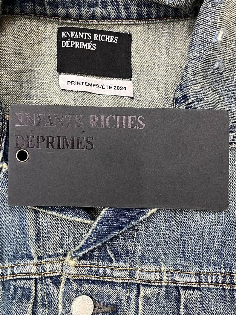 Enfants Riches Deprimes New Blue Fringed Denim Jacket for Men-2506 Size US M / EU 48-50 / 2 - 4 Thumbnail