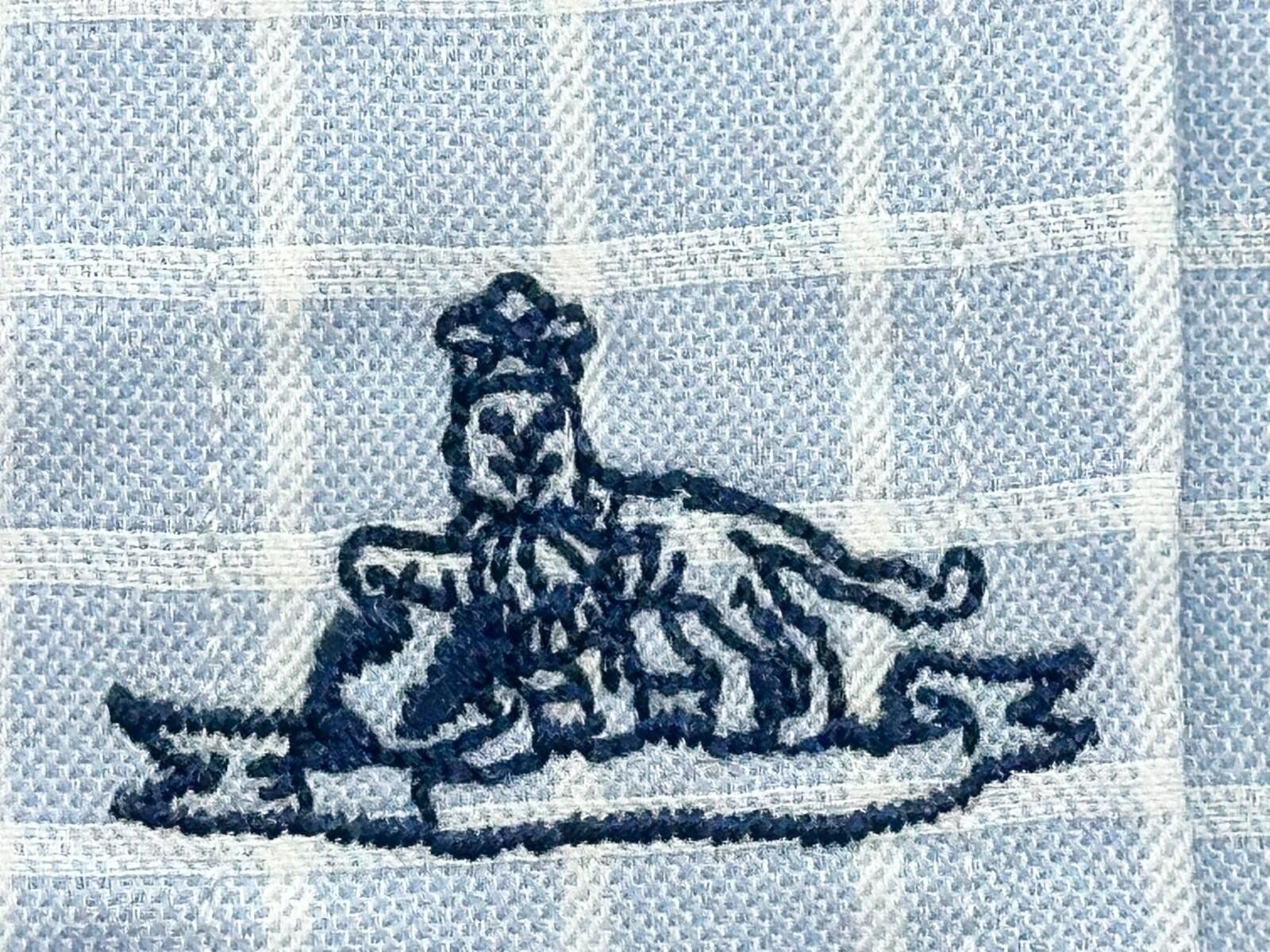 Other Holland Sherry Tailored Check Oxford Button Up Blue Mens XL Size US XL / EU 56 / 4 - 7 Thumbnail