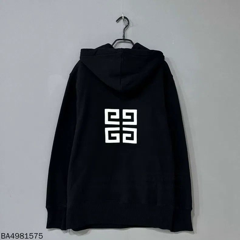 Givenchy Givenchy Embroidered Logo Hooded Sweatshirt Size US M / EU 48-50 / 2 - 2 Thumbnail