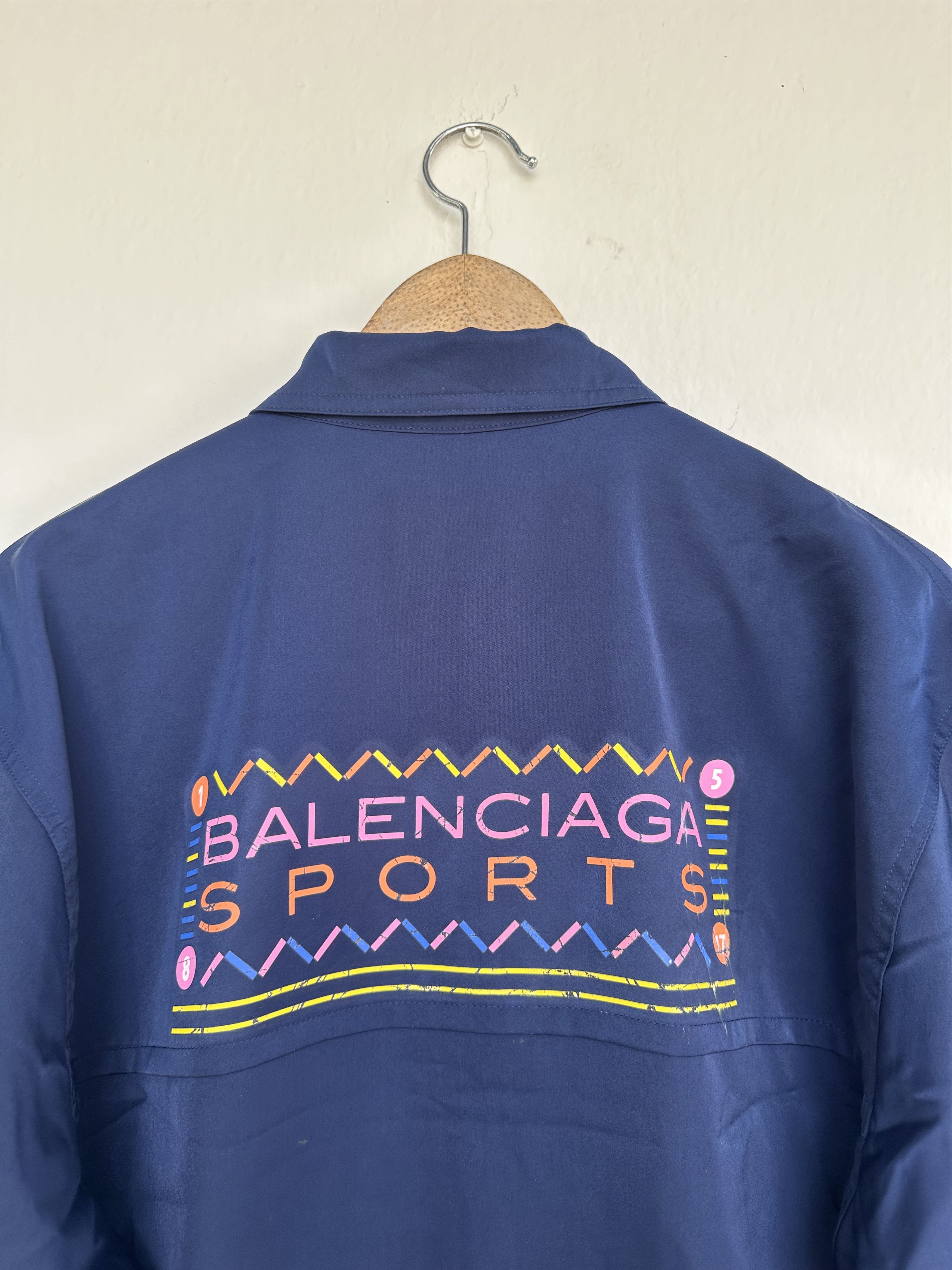 Balenciaga Vintage 90s Balenciaga Sports Jacket Size US L / EU 52-54 / 3 - 4 Thumbnail