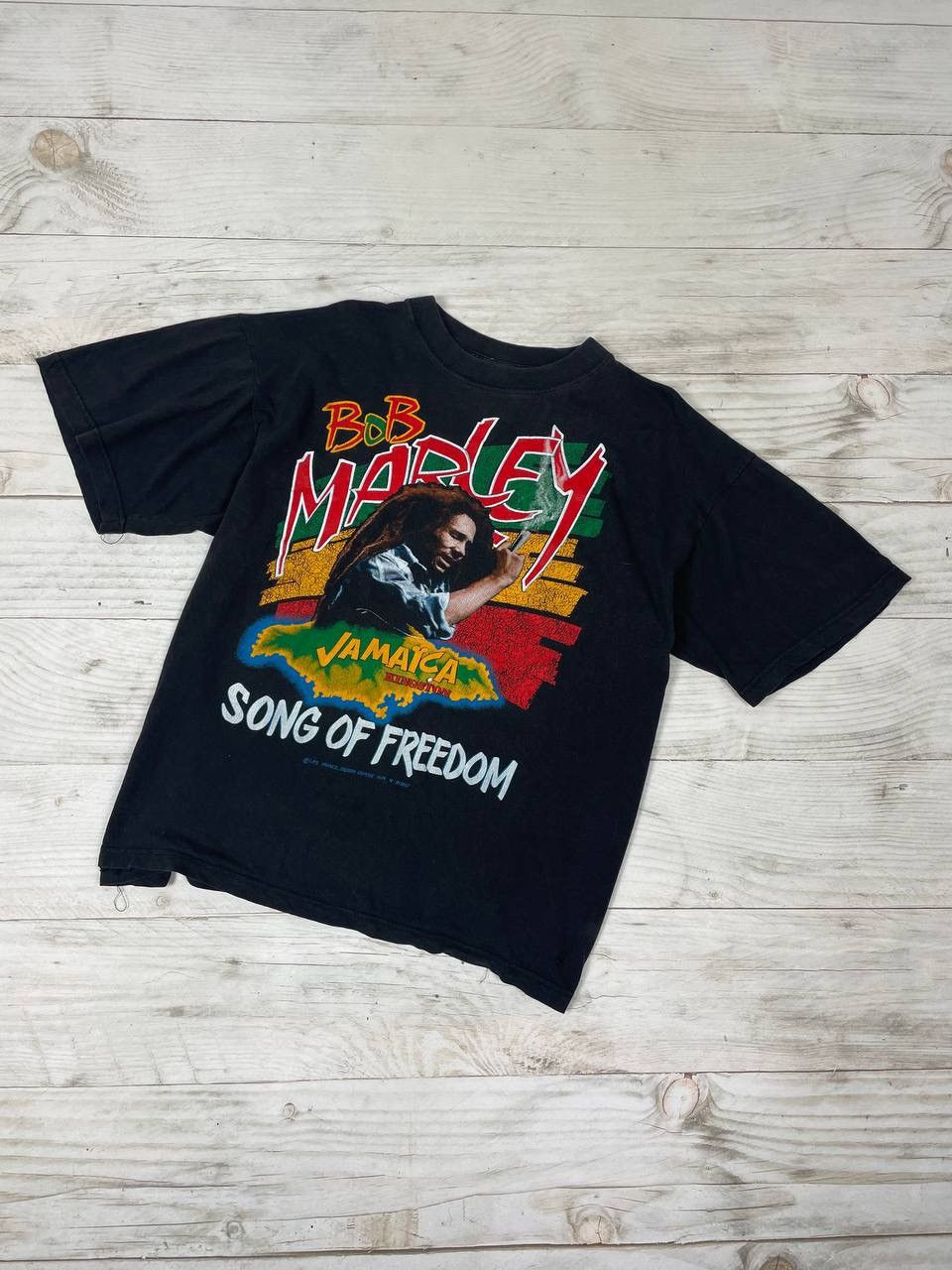 Bob Marley × Streetwear × Vintage Bob Marley Jamaica Kingston Song 