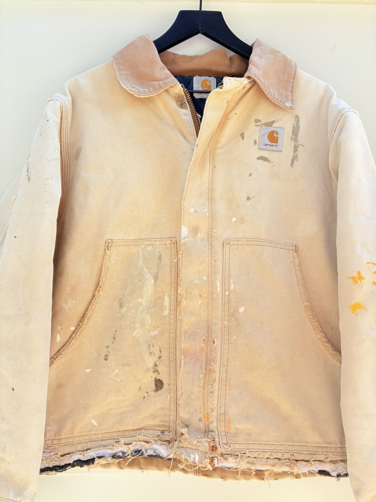 Carhartt Vintage Carhartt Jacket Faded Distressed GRUNGE Size US XL / EU 56 / 4 - 4 Thumbnail