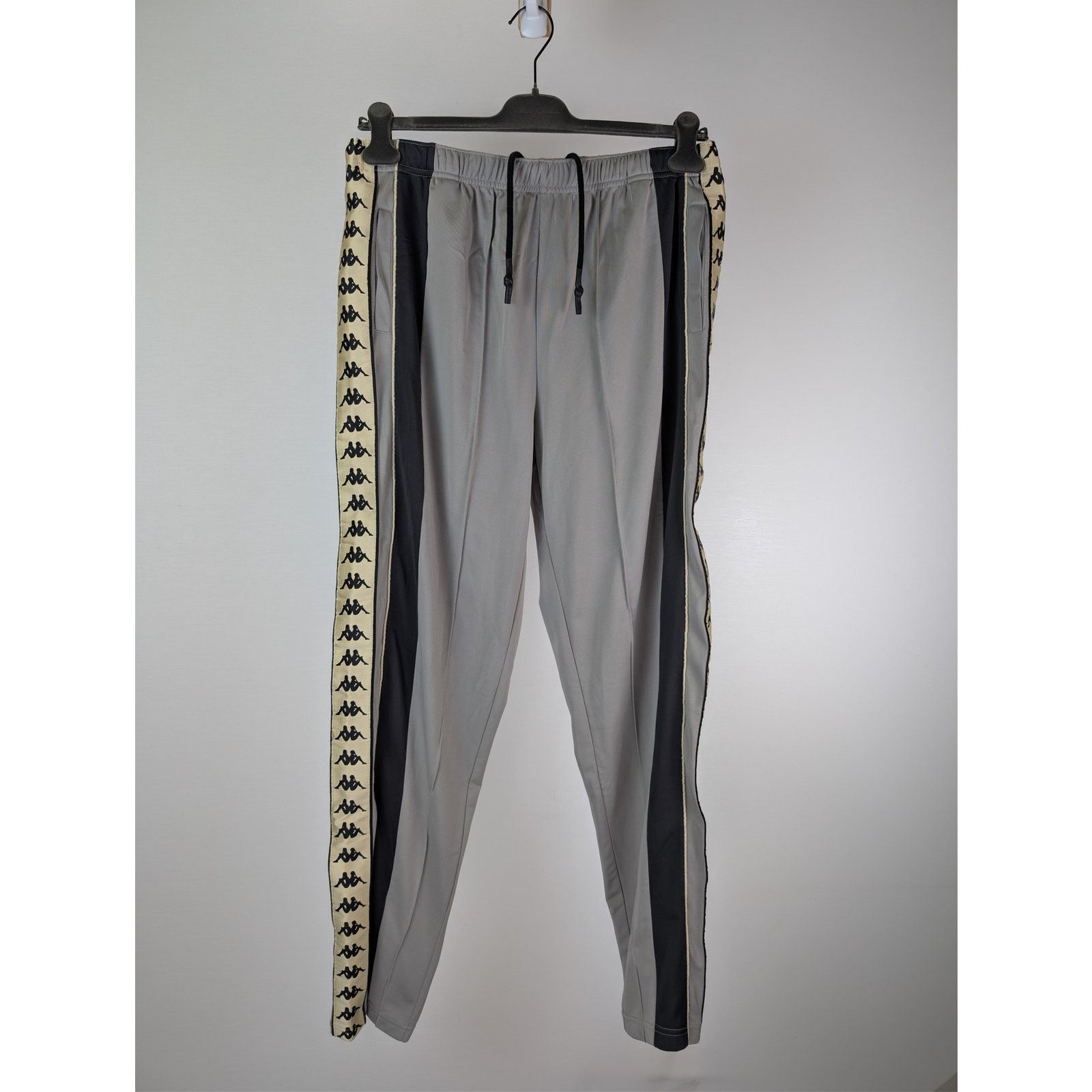 Kappa o1rshd1 Elastic Adjustable Track Sweatpants Jogger in Grey Size US 36 / EU 52 - 1 Thumbnail
