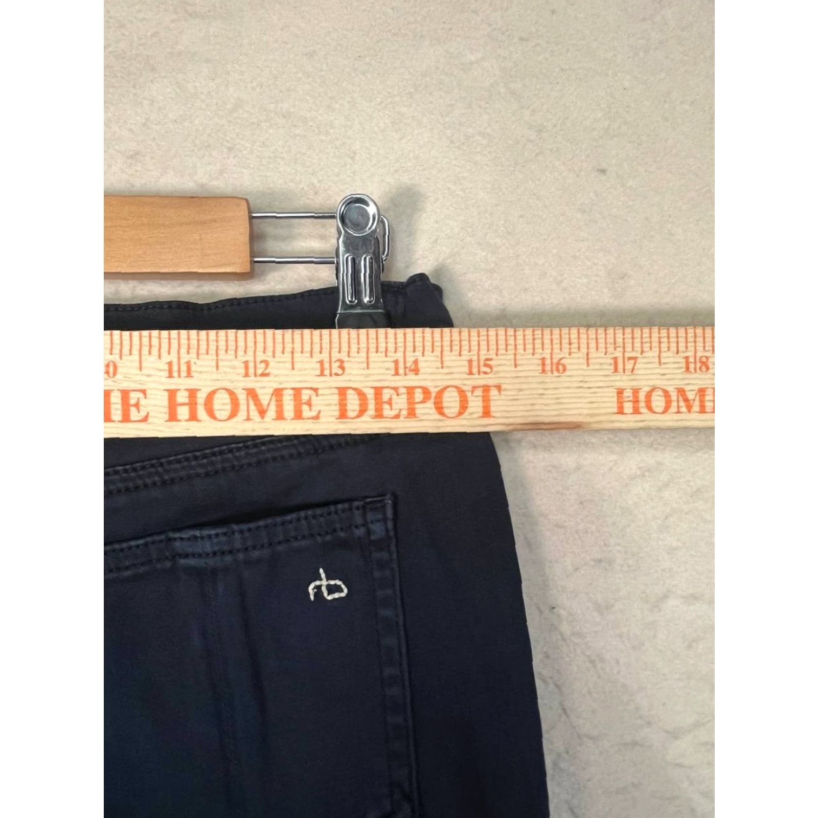 Rag & Bone rag & bone Pants Blue Straight Commuter Legging Stretch Women's 27 Size 27 Blue Chino Women Size 27" / US 4 / IT 40 - 3 Thumbnail