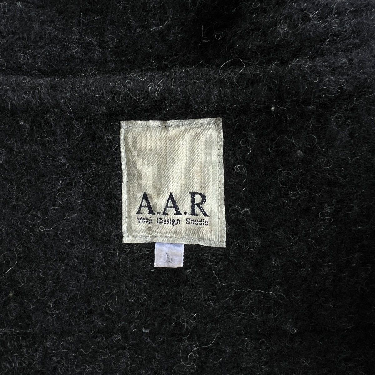Yohji Yamamoto 🔥 YOHJI YAMAMOTO AAR YOHJI DESIGN STUDIO MOHAIR JACKET Size US L / EU 52-54 / 3 - 24 Thumbnail