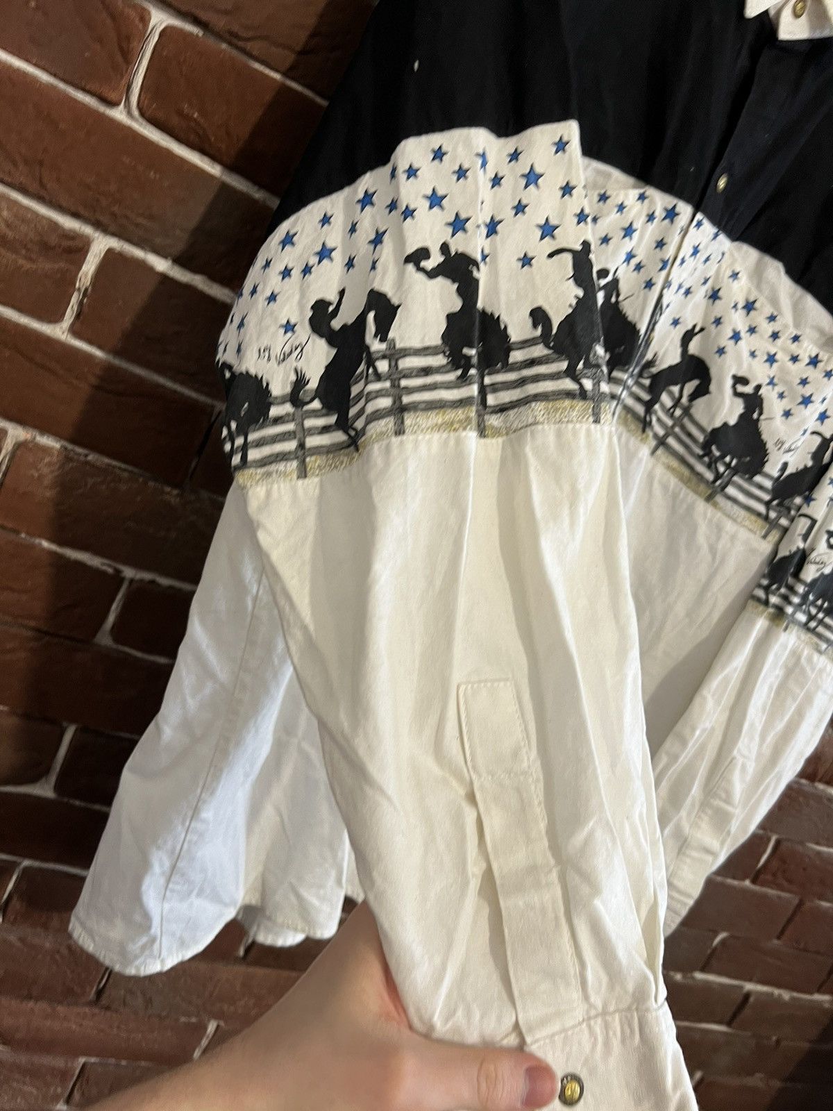 Other Vintage 90s Western Rodeo Button Up Shirt Hype Rare White XL Size US XL / EU 56 / 4 - 8 Thumbnail