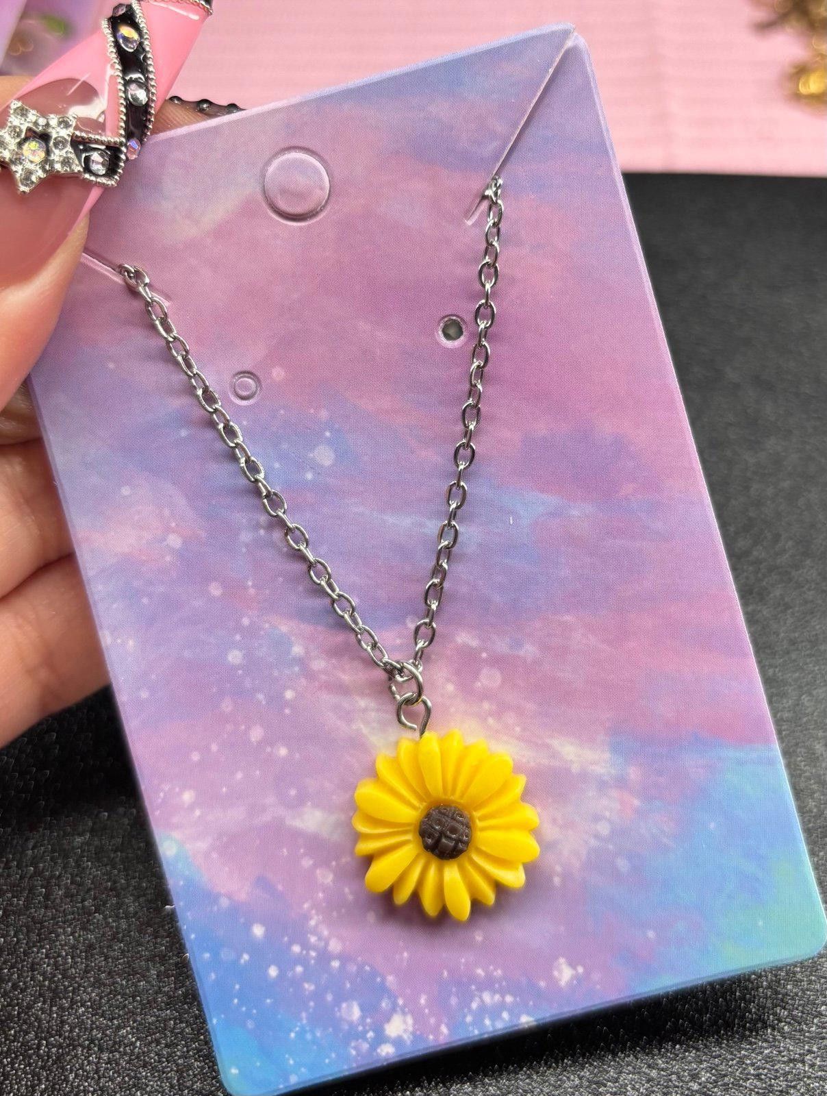 Handmade Handmade necklace yellow sunflower Size ONE SIZE - 1 Preview