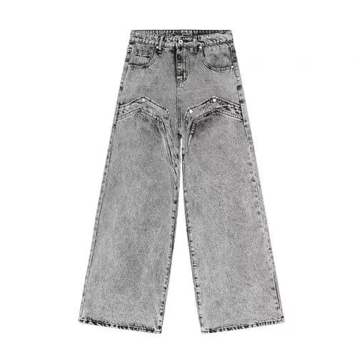 VIBE Vintage wash baggy micro flare jeans Size US 30 / EU 46 - 3 Thumbnail