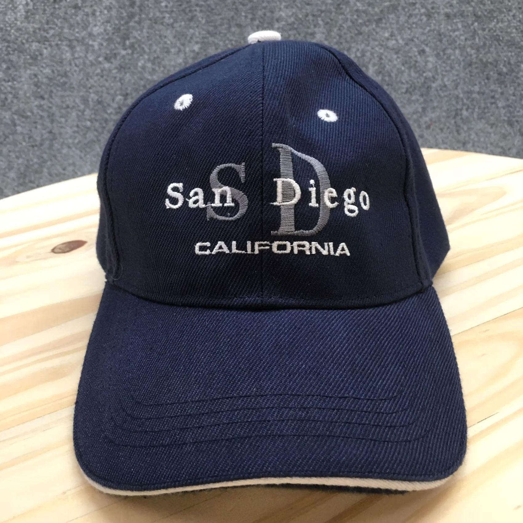 Vintage San Diego Baseball Hat - Mens Blue OS Curved Brim Embroidered Logo Size ONE SIZE - 2 Thumbnail