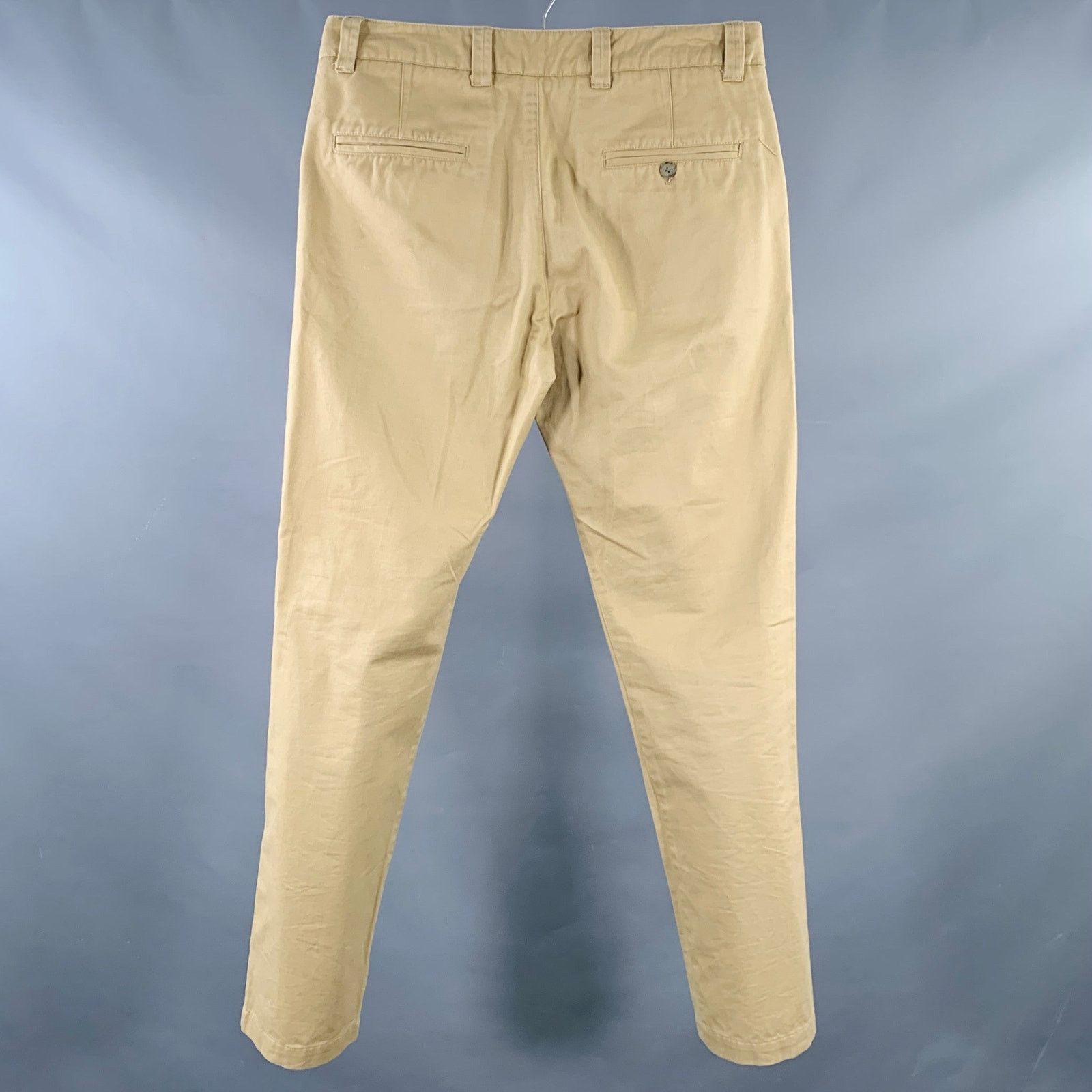 Saturdays NYC SATURDAYS NYC Size 33 Tan Nylon Flat Front Casual Pants Size US 33 - 2 Thumbnail