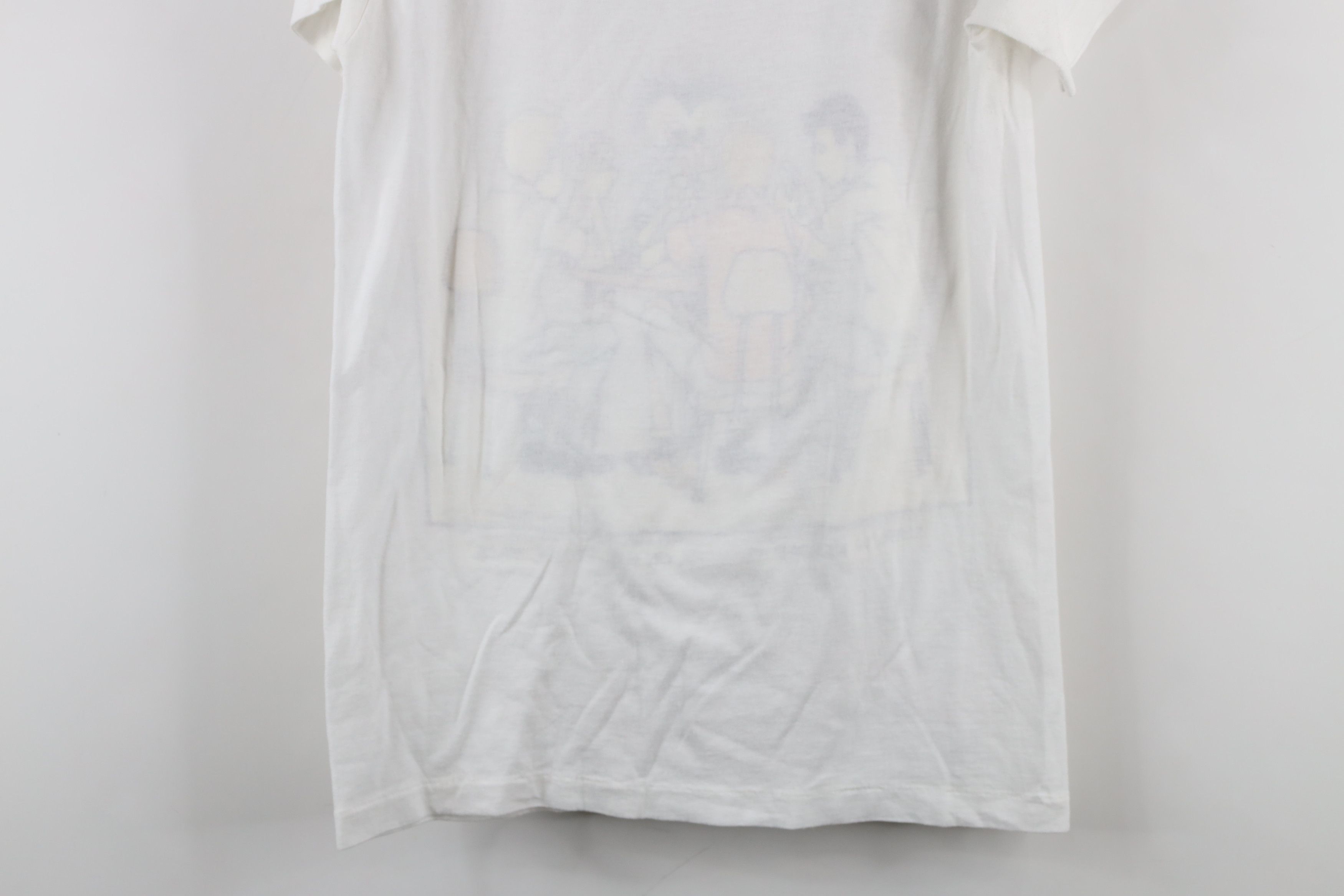 Vintage Vintage 80s Streetwear Tees Comic Poker T-Shirt White USA Size US S / EU 44-46 / 1 - 12 Thumbnail