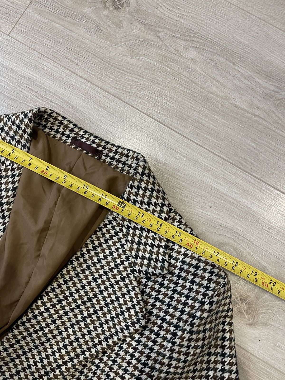 Burton Vintage rare burton Houndstooth blazer wool jacket 40R Size 40R - 9 Thumbnail