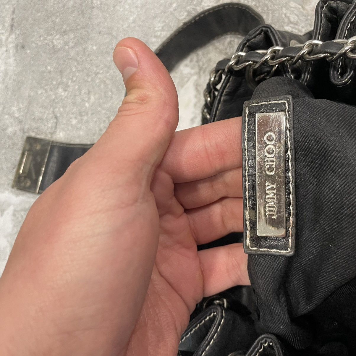Japanese Brand × Jimmy Choo Jimmy Choo y2k Backpack bag luxury cyber punk chrome goth Size ONE SIZE - 7 Thumbnail