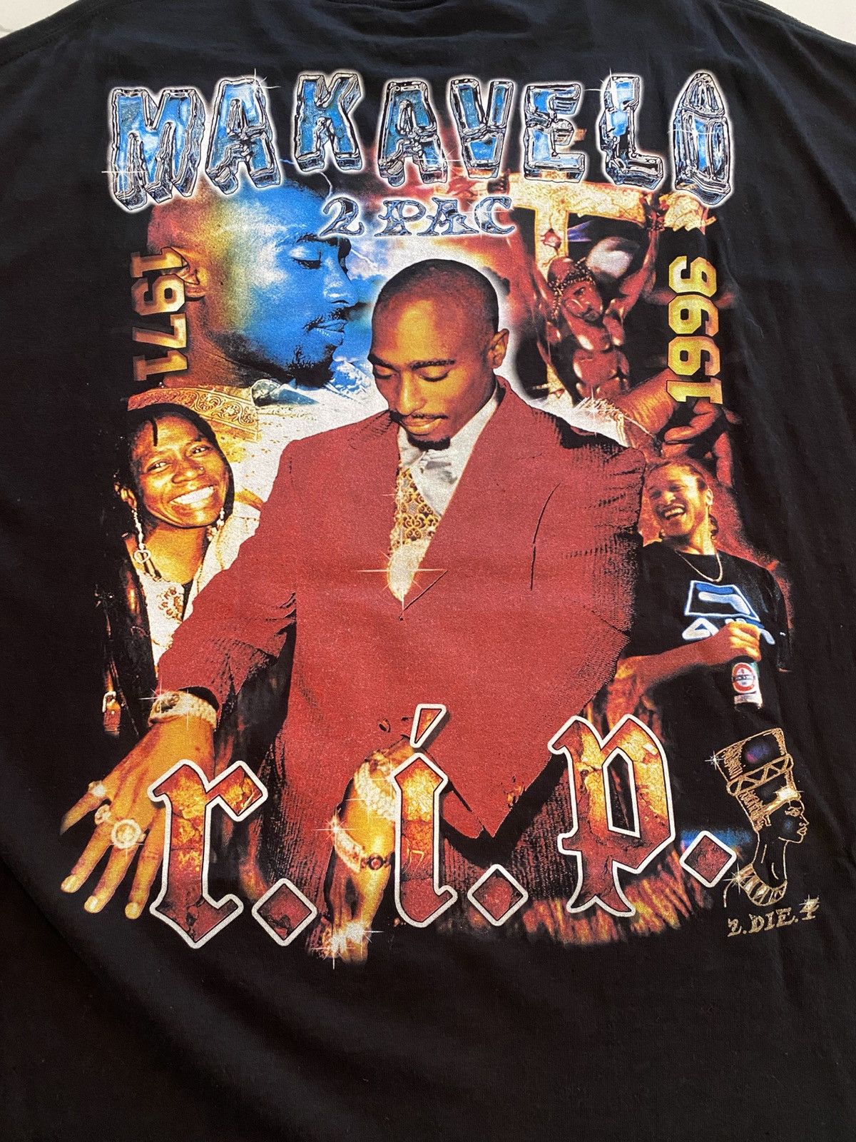 Band Tees Dbruze x 2pac Size US XXL / EU 58 / 5 - 5 Thumbnail